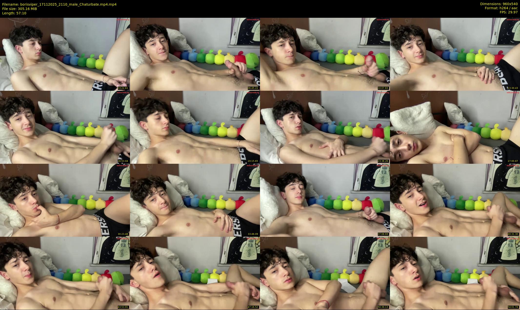 borisviper — 58 minute Chaturbate male cam show recording, 480p, Nov 17, 2025