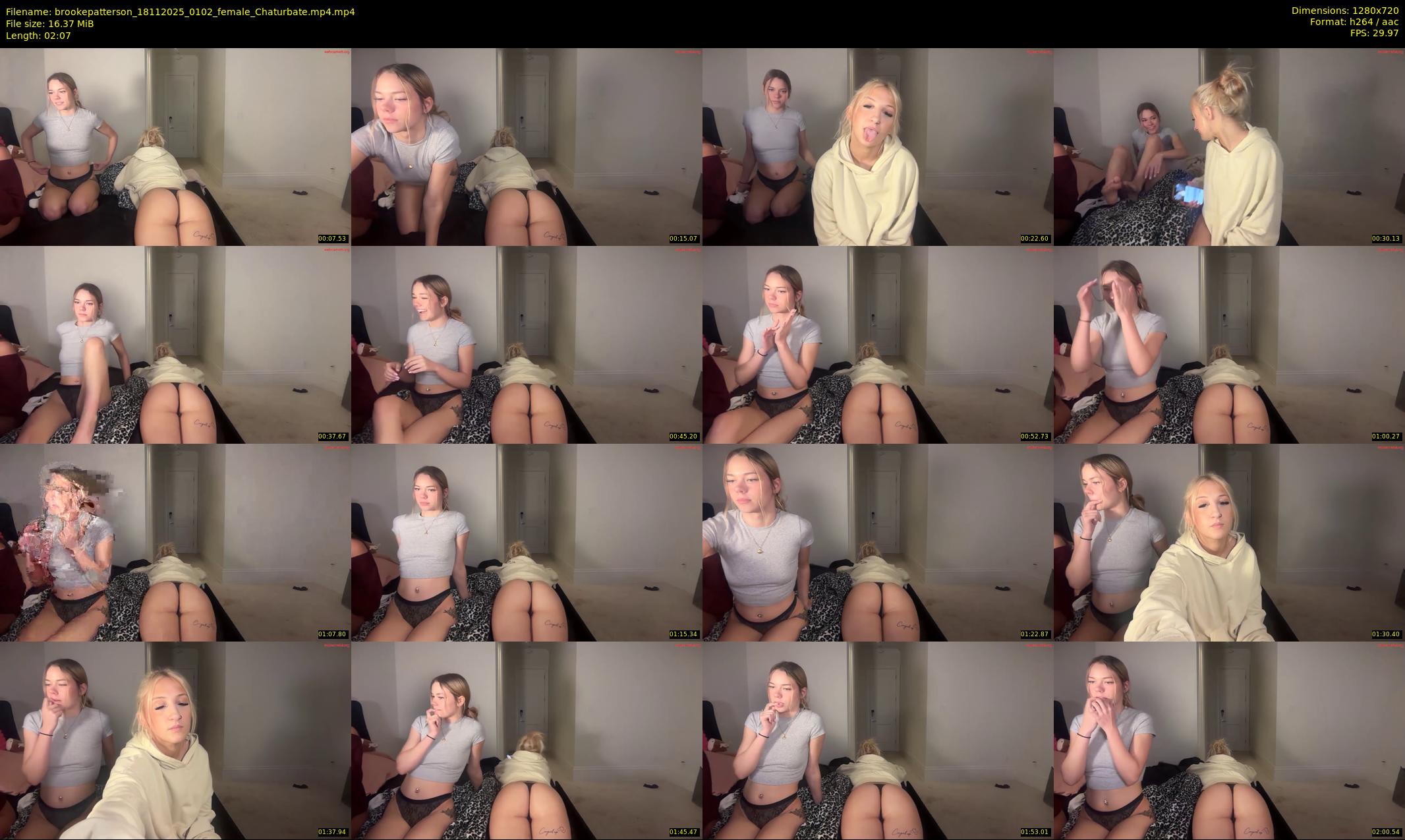 brookepatterson — 3 minute Chaturbate female cam show recording, 720p, Nov 18, 2025