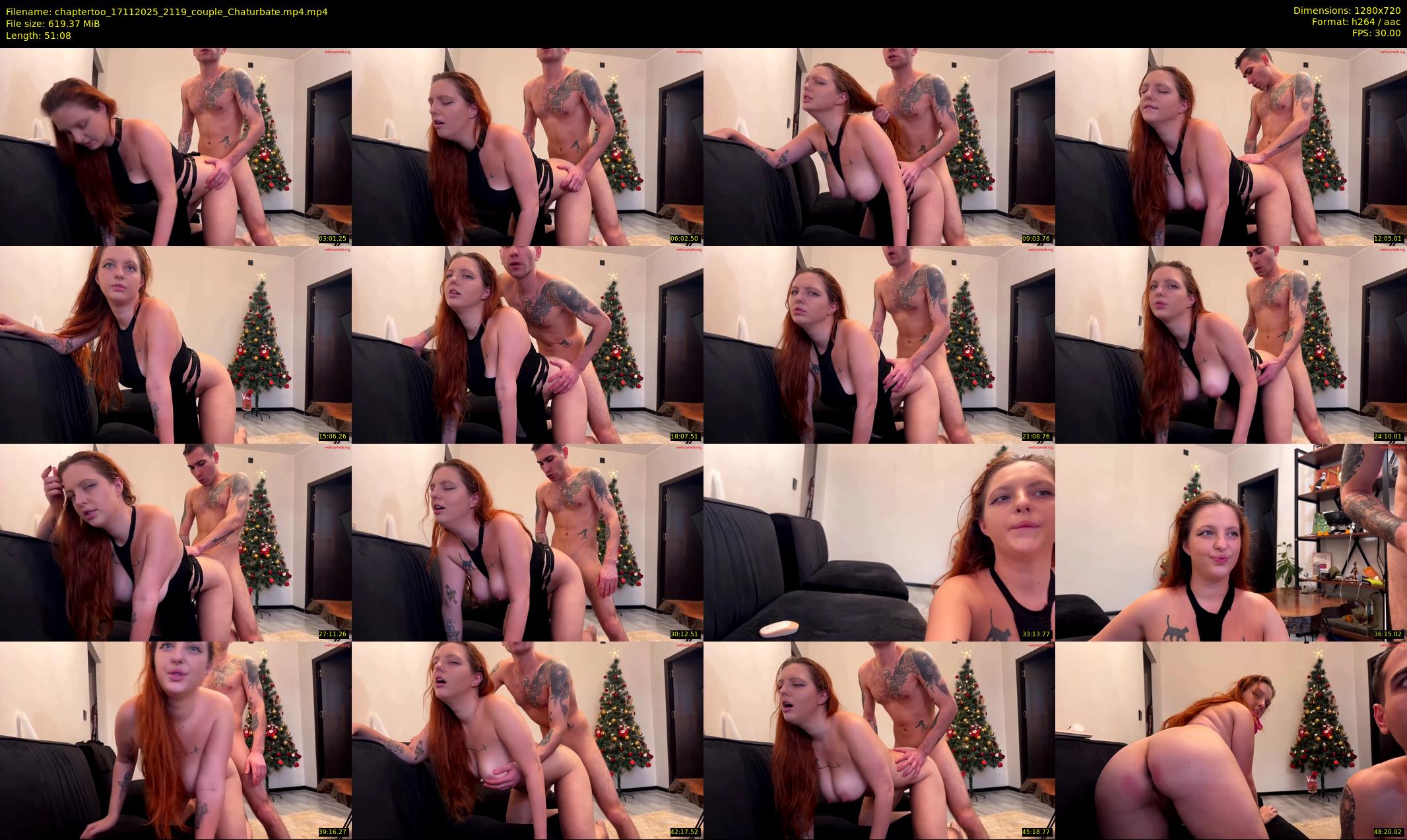 chaptertoo — 52 minute Chaturbate couple cam show recording, 720p, Nov 17, 2025