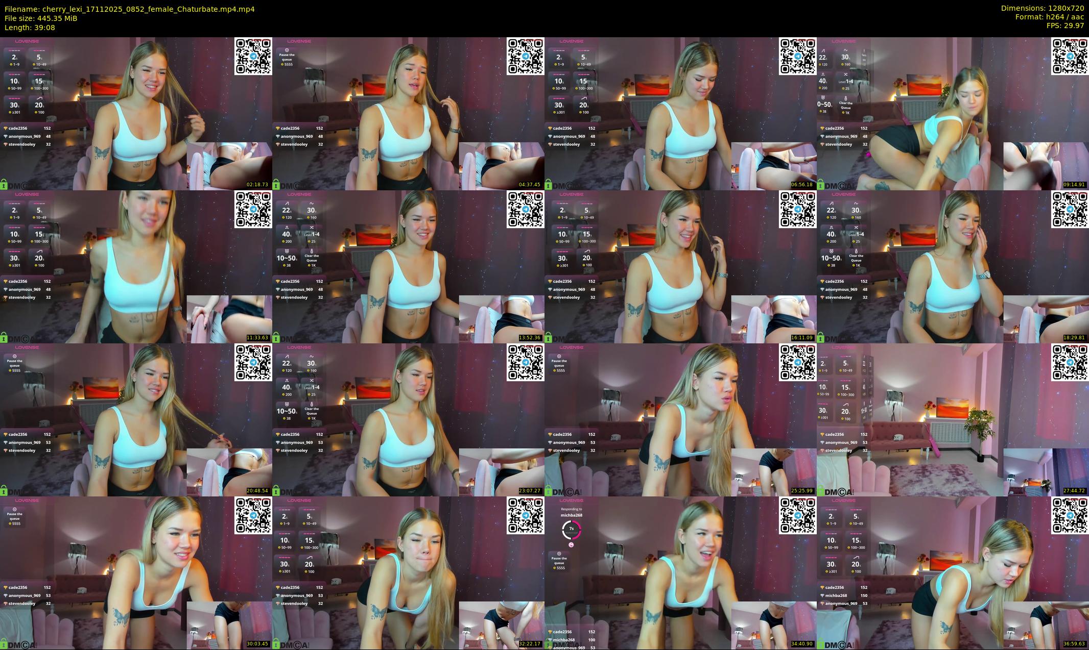 cherry_lexi — 40 minute Chaturbate female cam show recording, 720p, Nov 17, 2025
