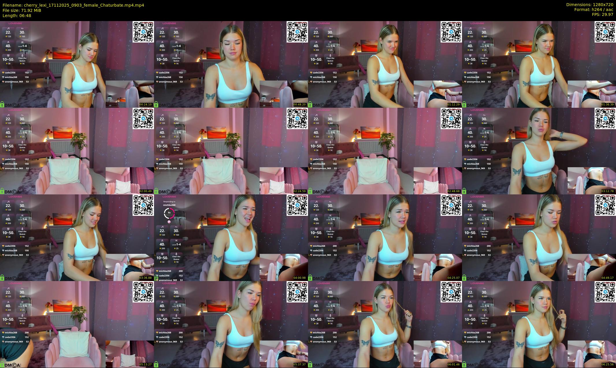 cherry_lexi — 7 minute Chaturbate female cam show recording, 720p, Nov 17, 2025