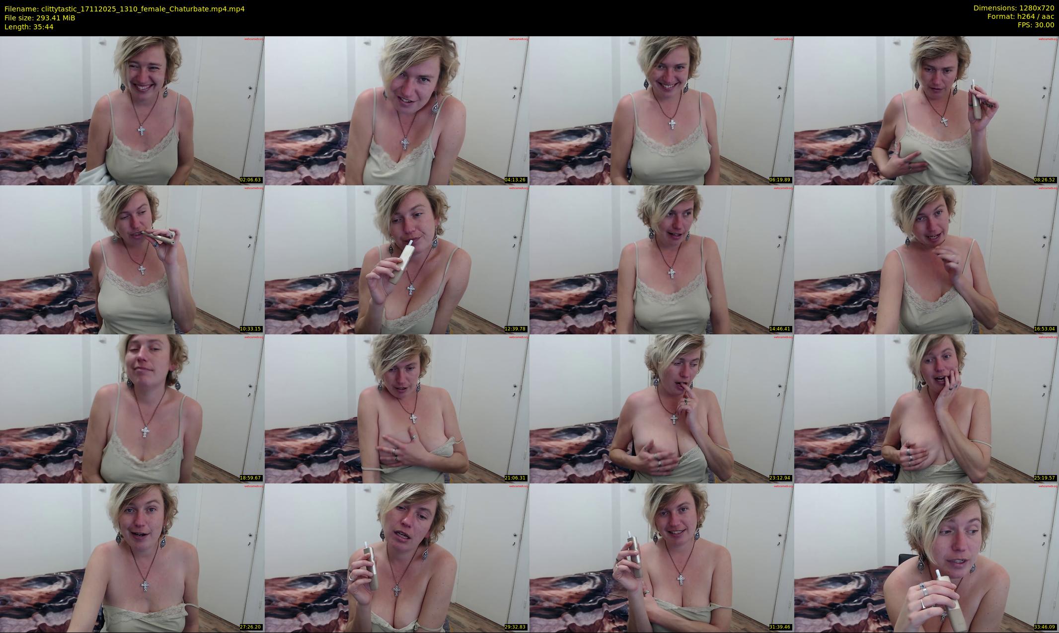 clittytastic — 36 minute Chaturbate female cam show recording, 720p, Nov 17, 2025