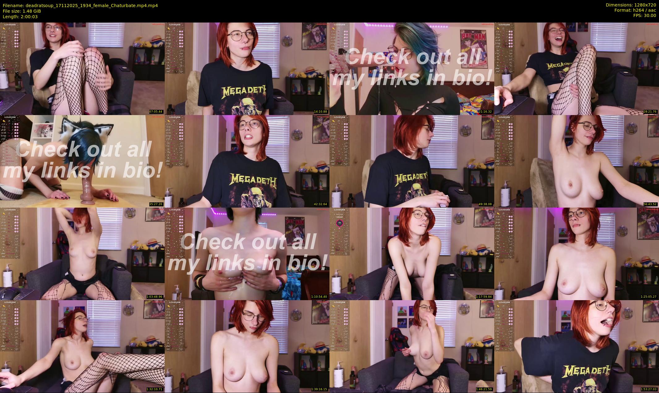 deadratsoup — 121 minute Chaturbate female cam show recording, 720p, Nov 17, 2025