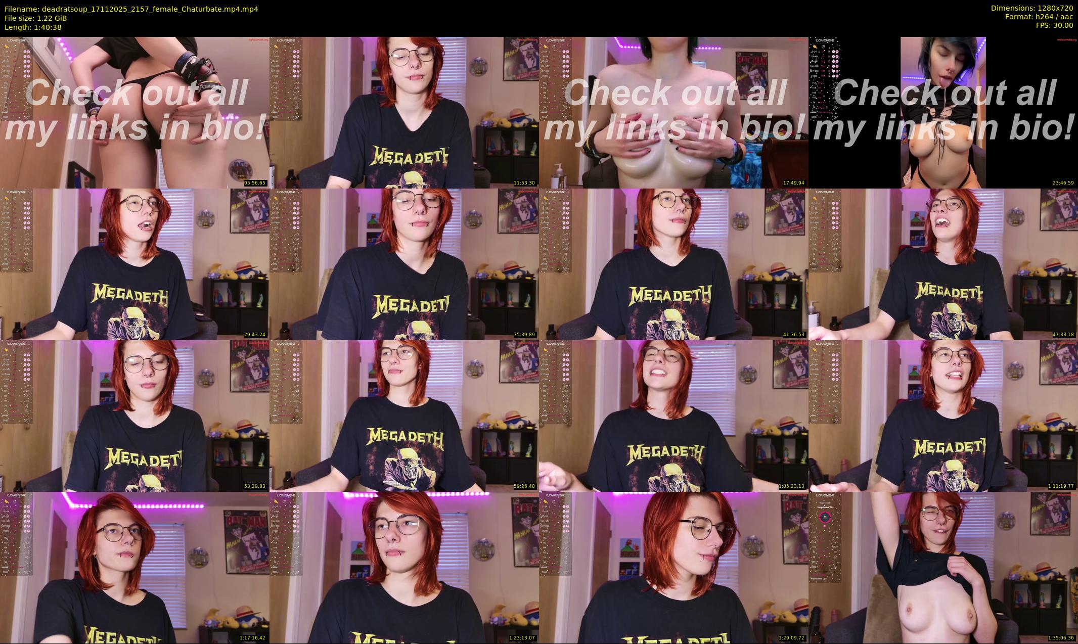 deadratsoup — 101 minute Chaturbate female cam show recording, 720p, Nov 17, 2025