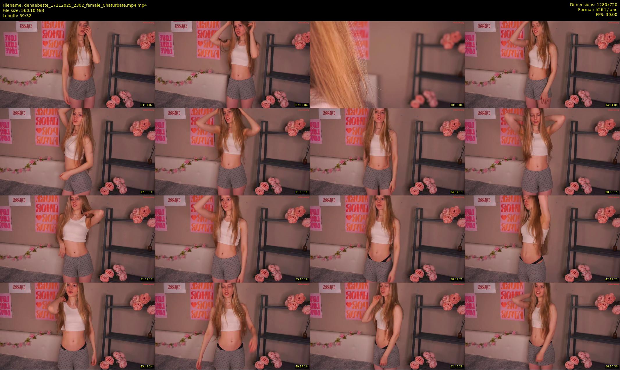 denaebeste — 60 minute Chaturbate female cam show recording, 720p, Nov 17, 2025