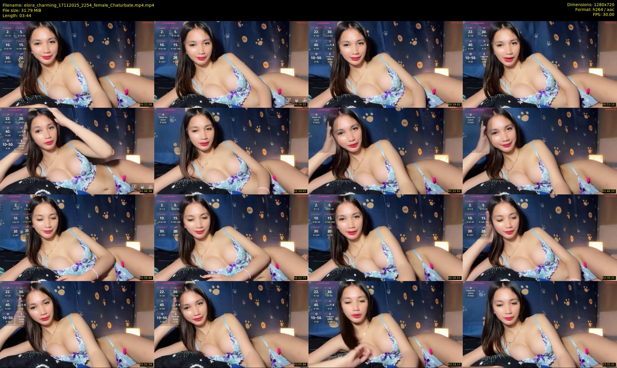 elora_charming — 4 minute Chaturbate female cam show recording, 720p, Nov 17, 2025