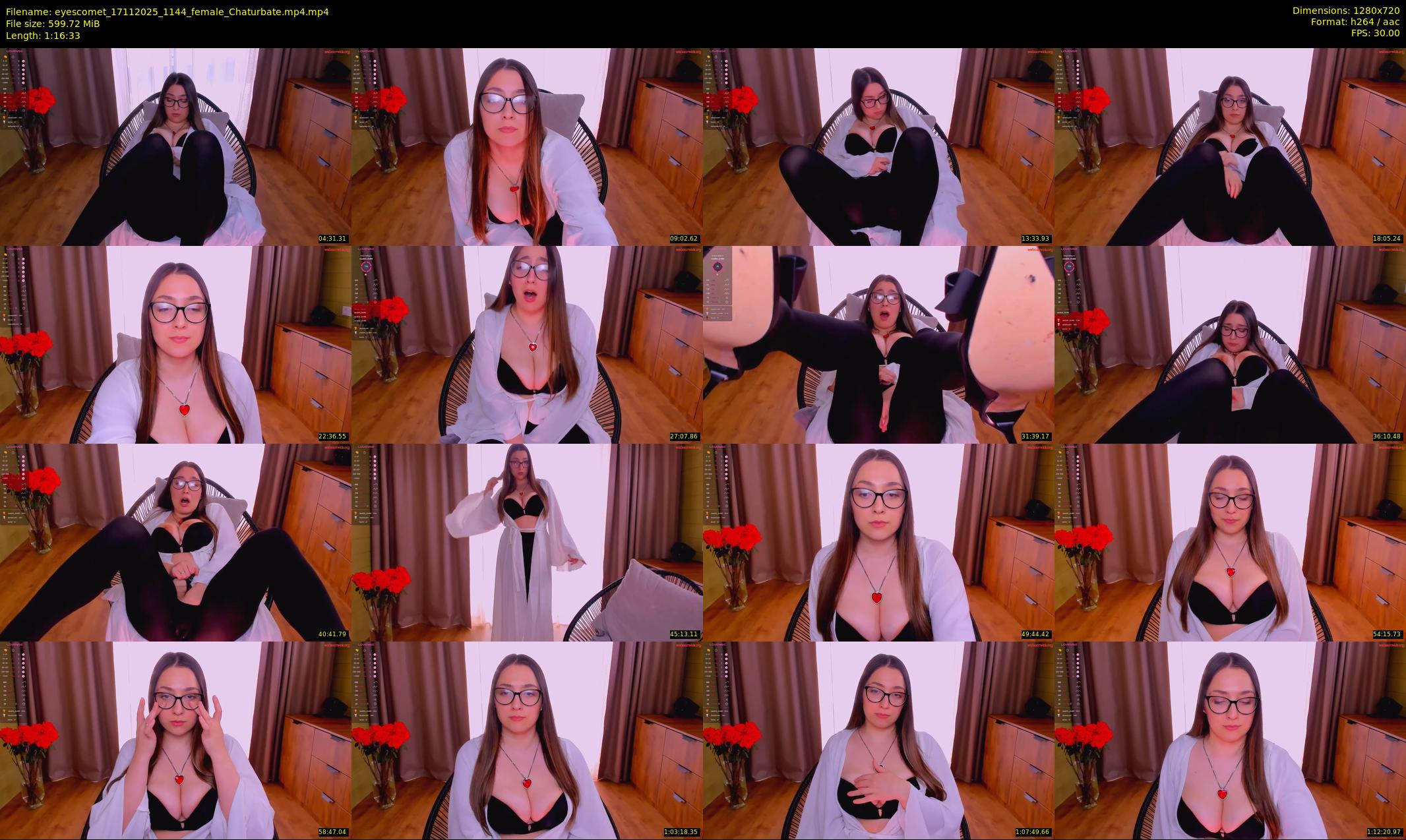 eyescomet — 77 minute Chaturbate female cam show recording, 720p, Nov 17, 2025