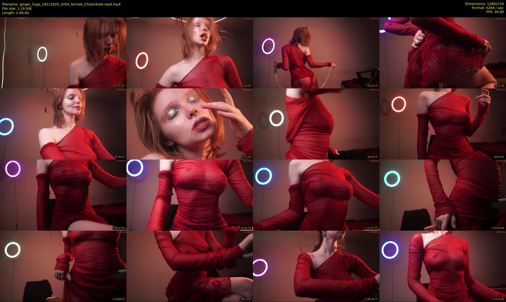 ginger_hugs — 120 minute Chaturbate female cam show recording, 720p, Nov 18, 2025