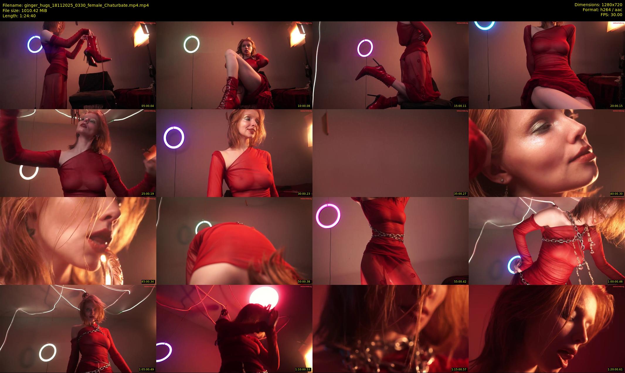ginger_hugs — 85 minute Chaturbate female cam show recording, 720p, Nov 18, 2025