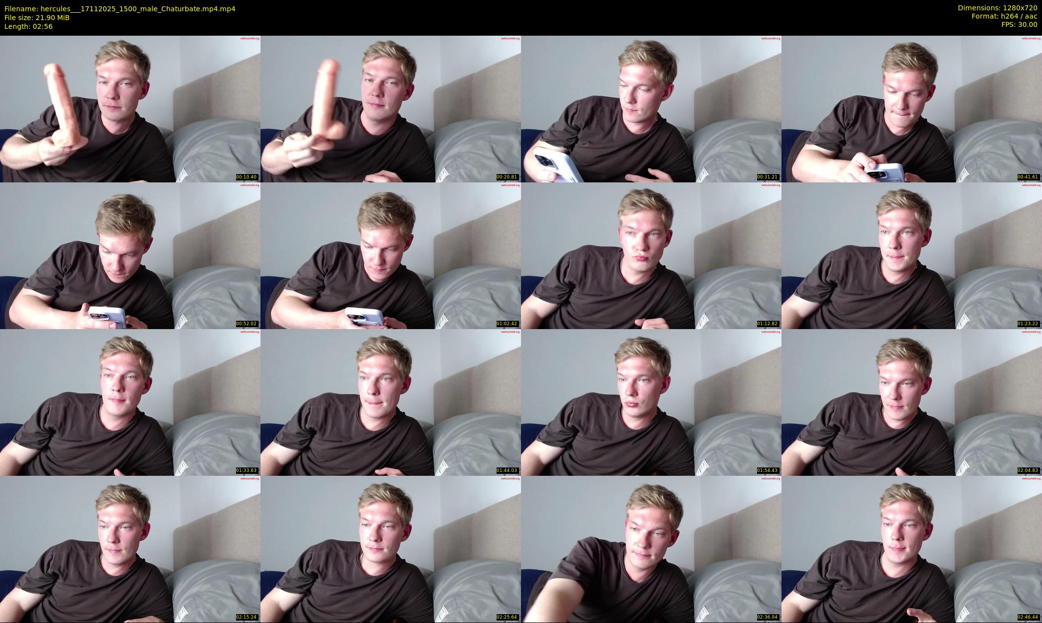 hercules__ — 3 minute Chaturbate male cam show recording, 720p, Nov 17, 2025
