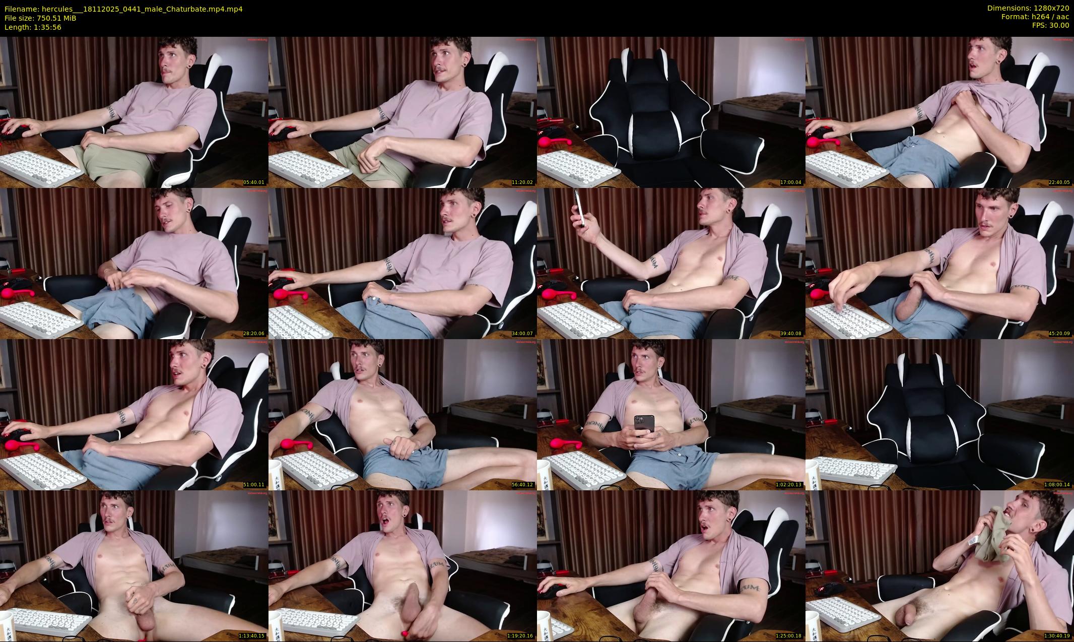 hercules__ — 96 minute Chaturbate male cam show recording, 720p, Nov 18, 2025