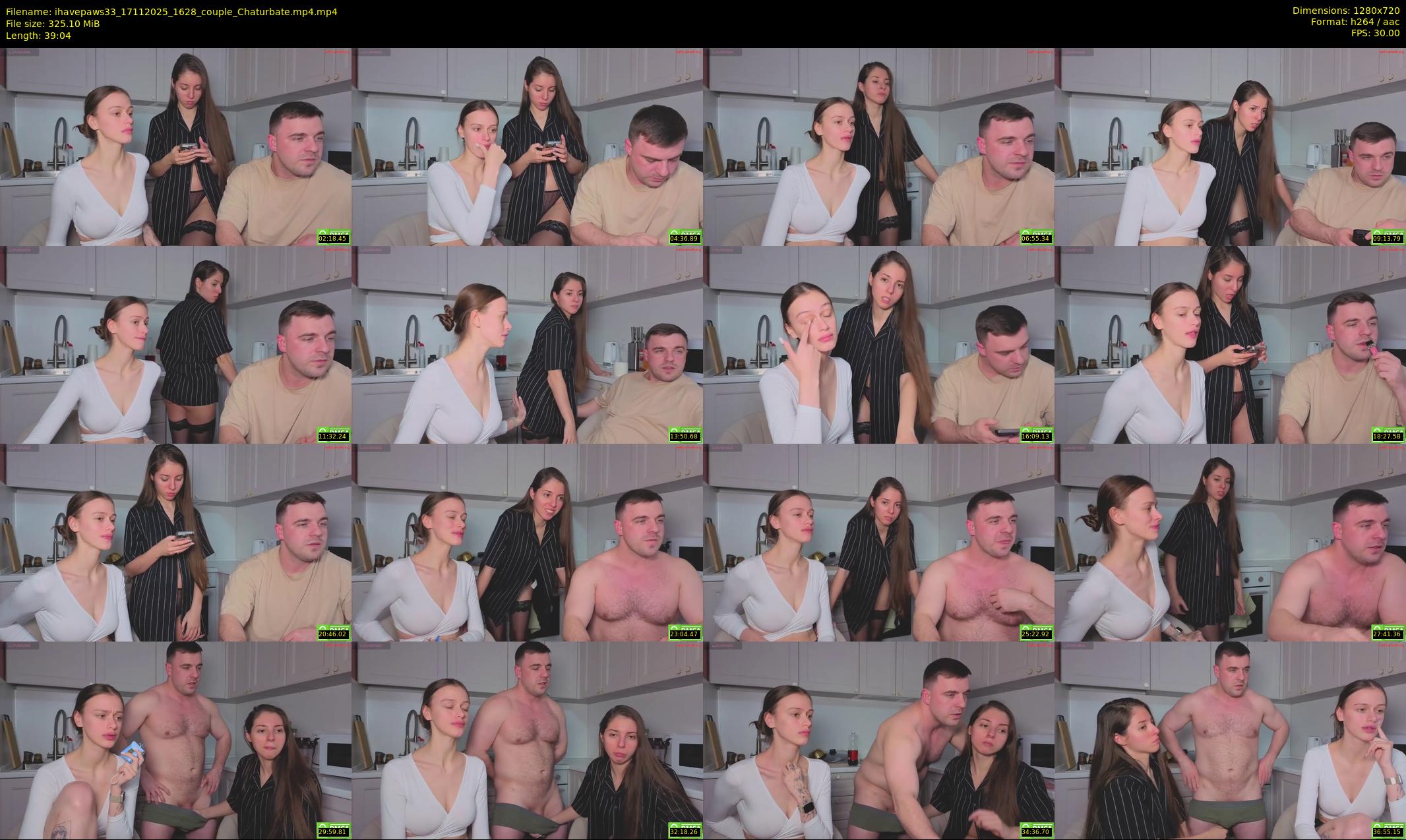 ihavepaws33 — 40 minute Chaturbate couple cam show recording, 720p, Nov 17, 2025