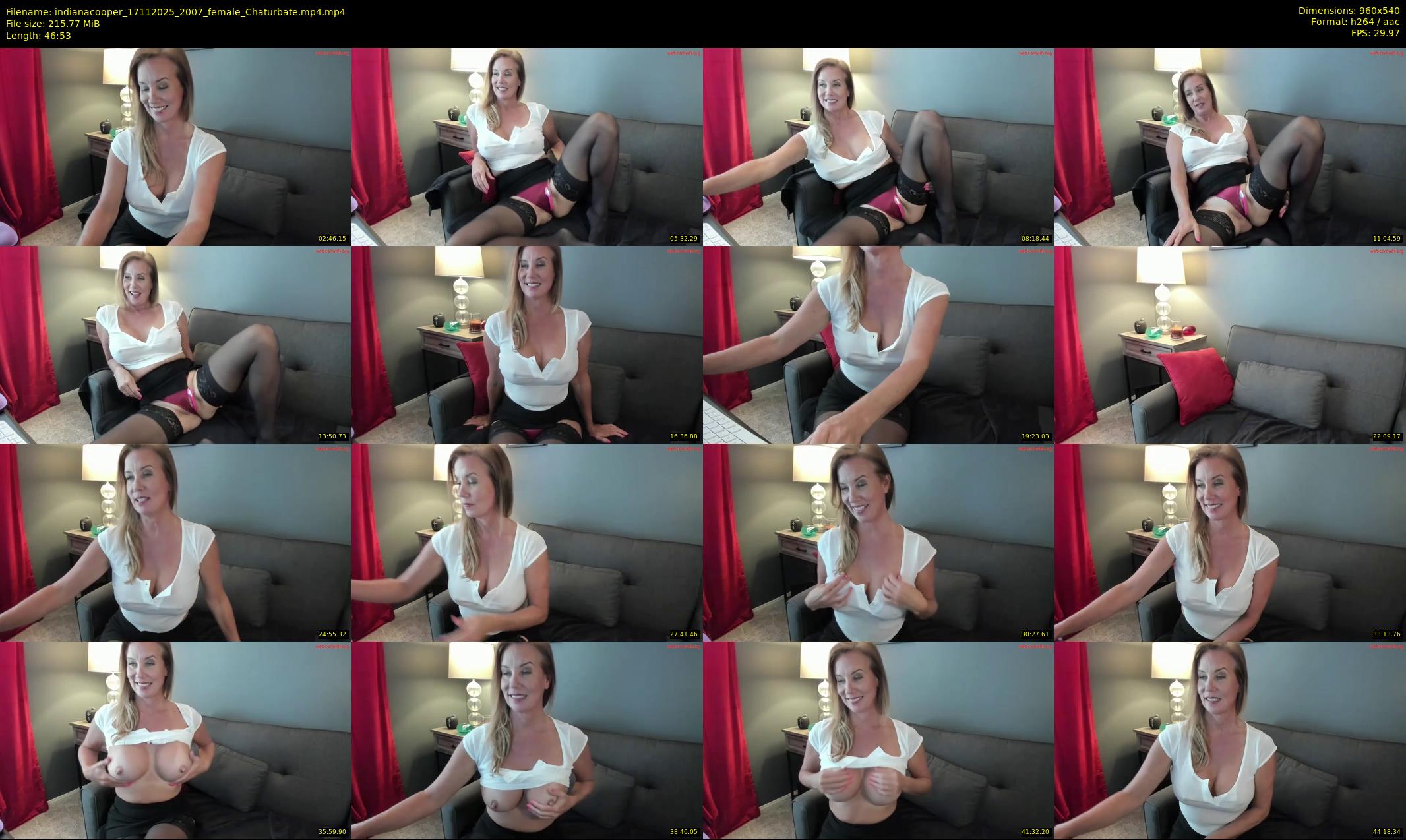 indianacooper — 47 minute Chaturbate female cam show recording, 480p, Nov 17, 2025