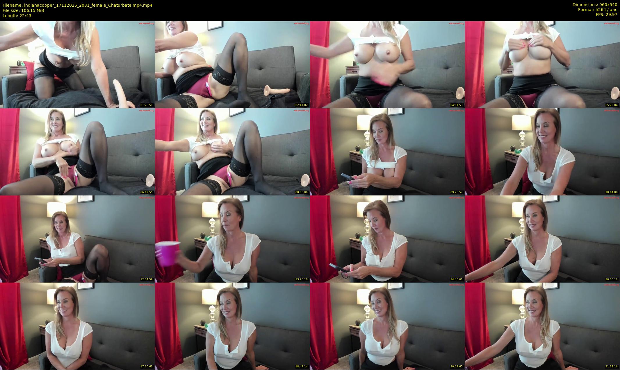 indianacooper — 23 minute Chaturbate female cam show recording, 480p, Nov 17, 2025