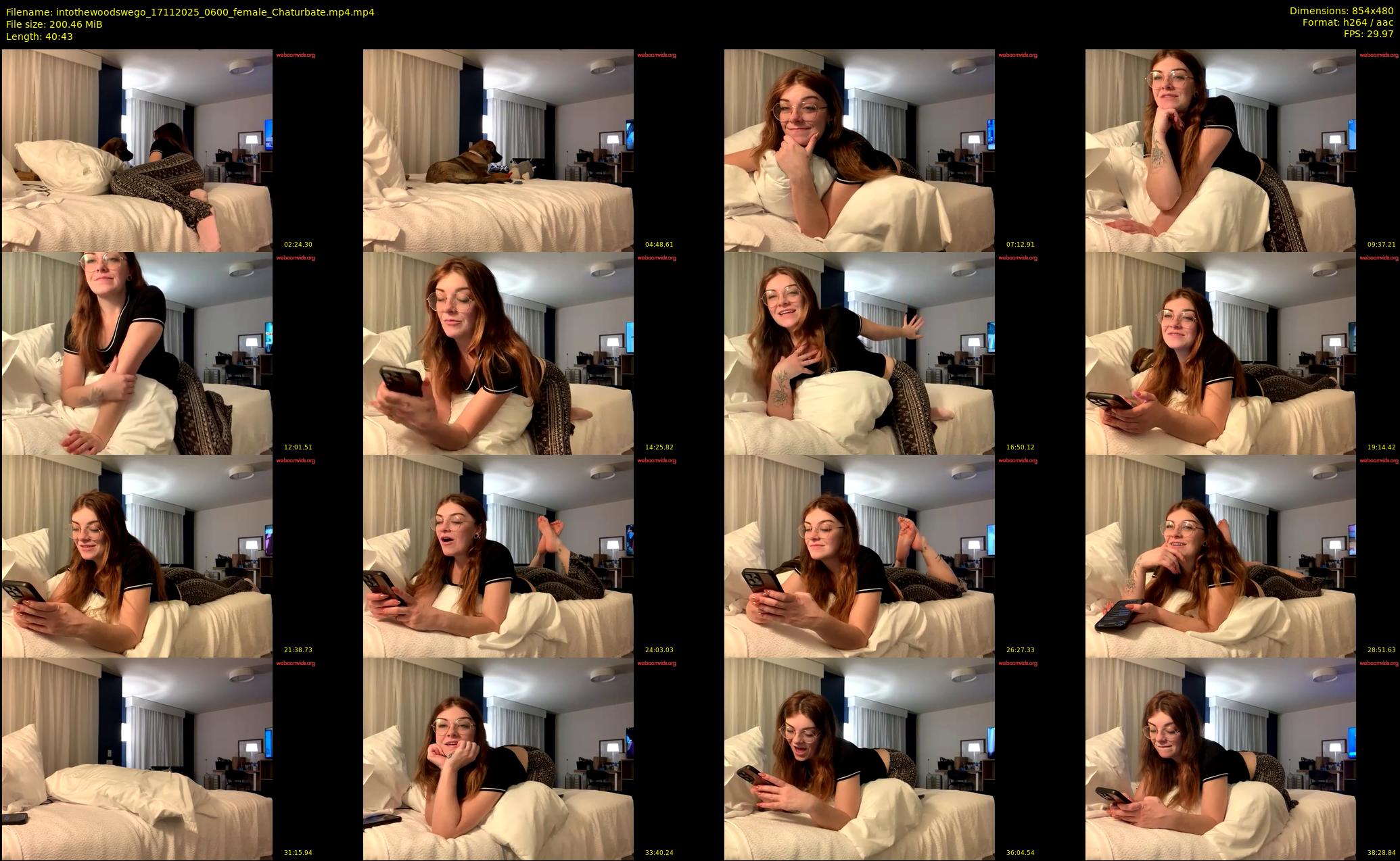 intothewoodswego — 41 minute Chaturbate female cam show recording, 480p, Nov 17, 2025