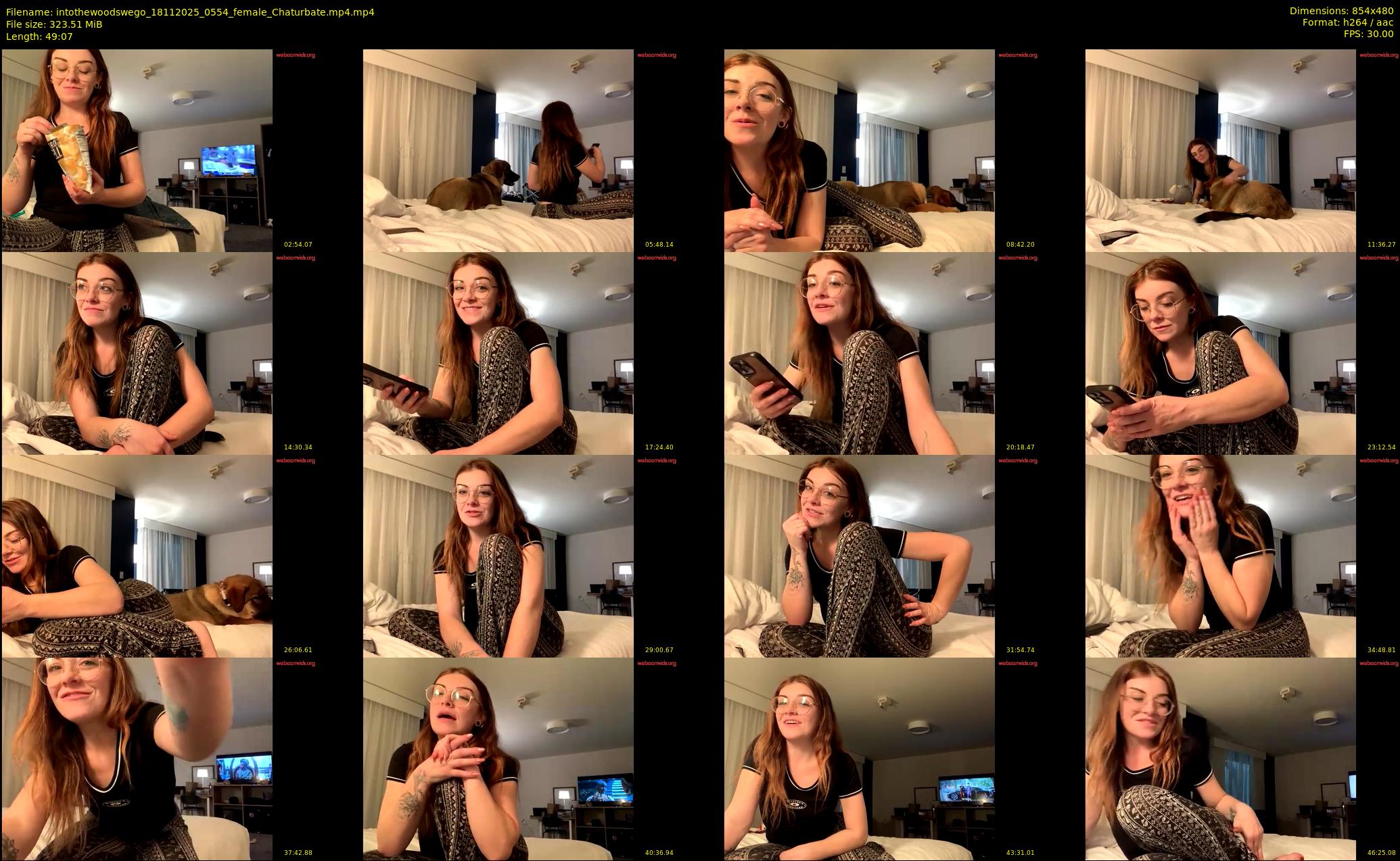 intothewoodswego — 50 minute Chaturbate female cam show recording, 480p, Nov 18, 2025