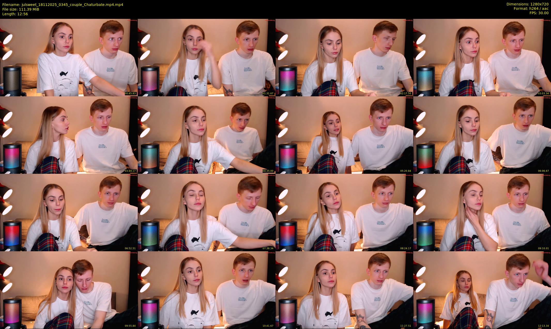 julsweet — 13 minute Chaturbate male cam show recording, 720p, Nov 18, 2025