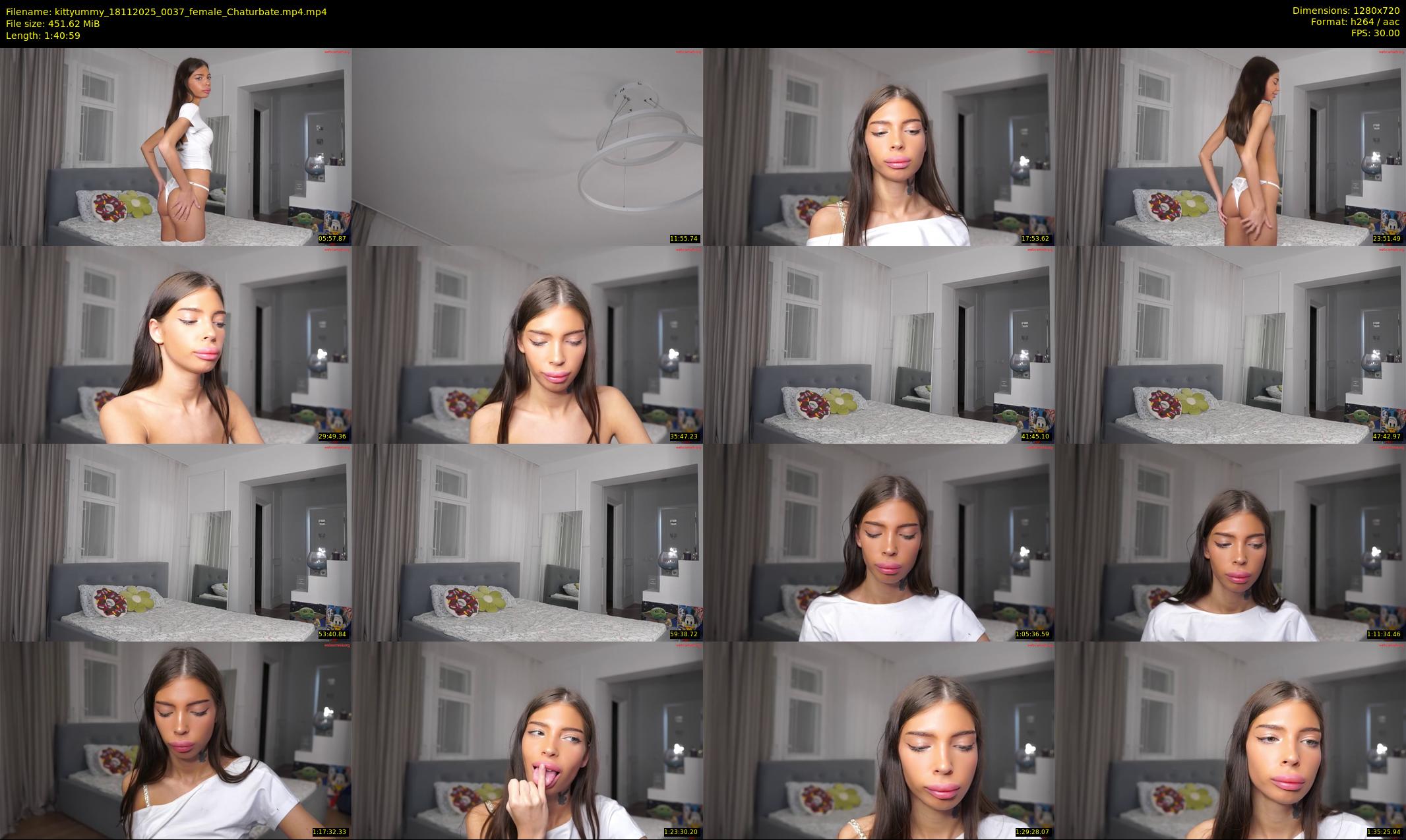 kittyummy — 101 minute Chaturbate female cam show recording, 720p, Nov 18, 2025