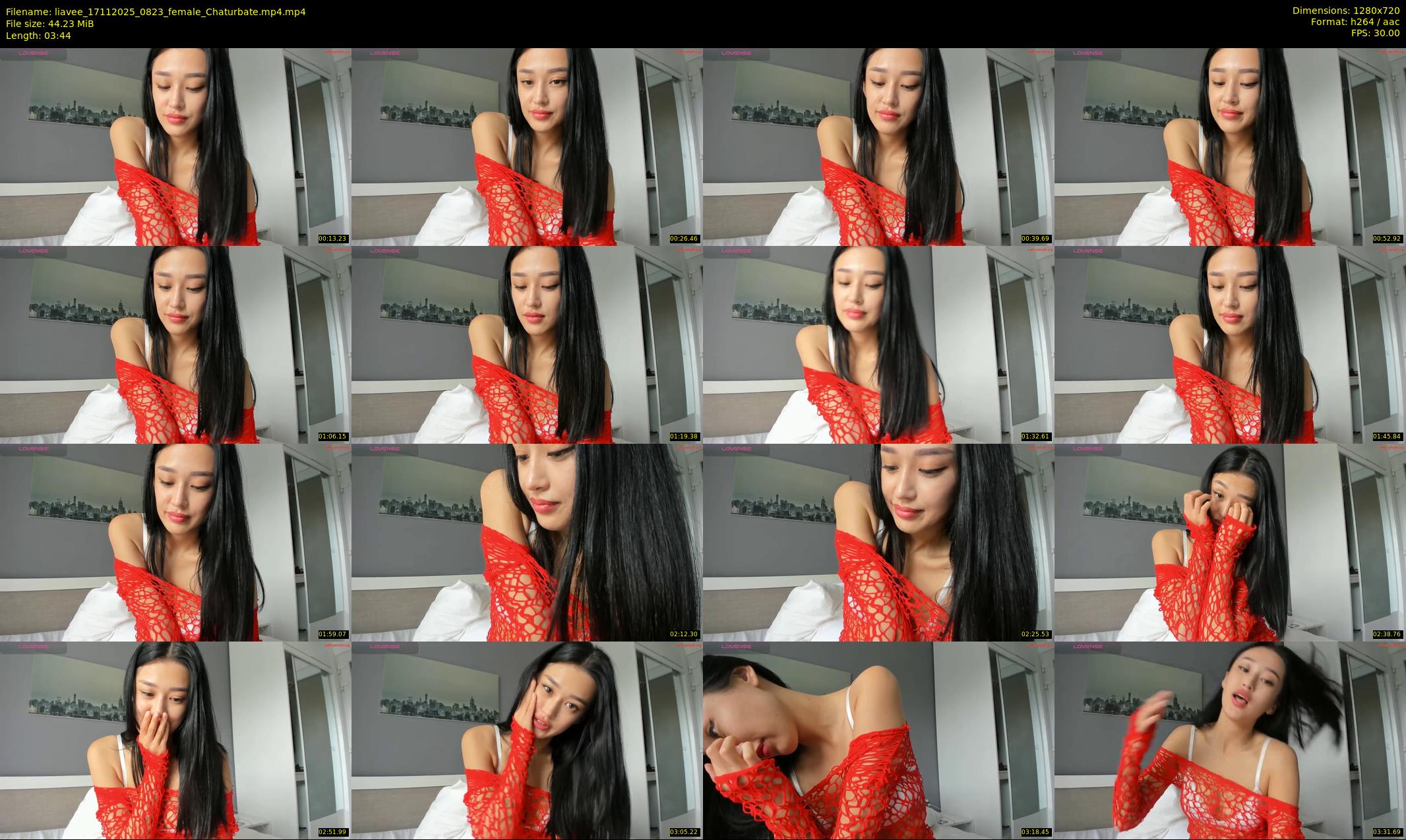 liavee — 4 minute Chaturbate female cam show recording, 720p, Nov 17, 2025