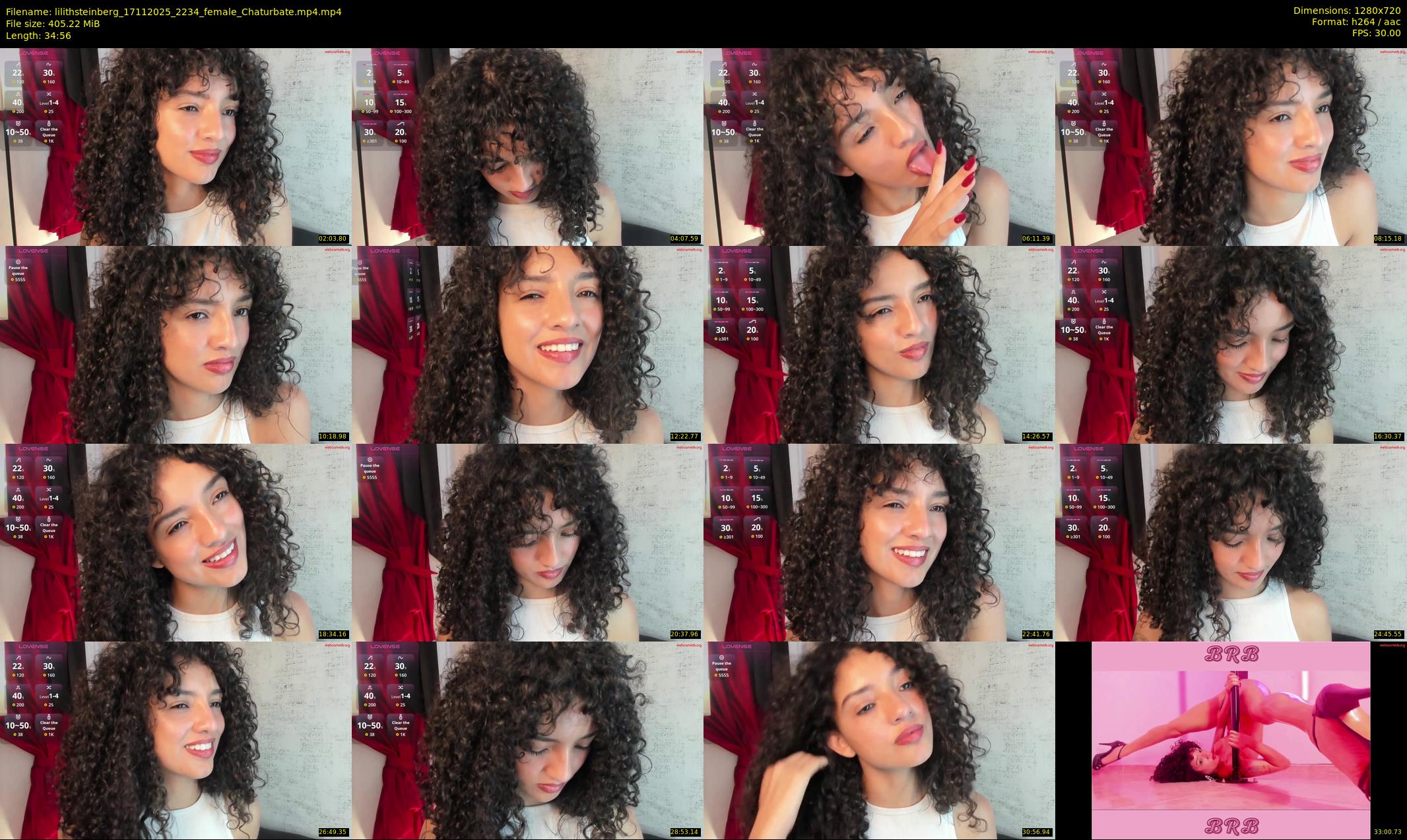 lilithsteinberg — 35 minute Chaturbate female cam show recording, 720p, Nov 17, 2025