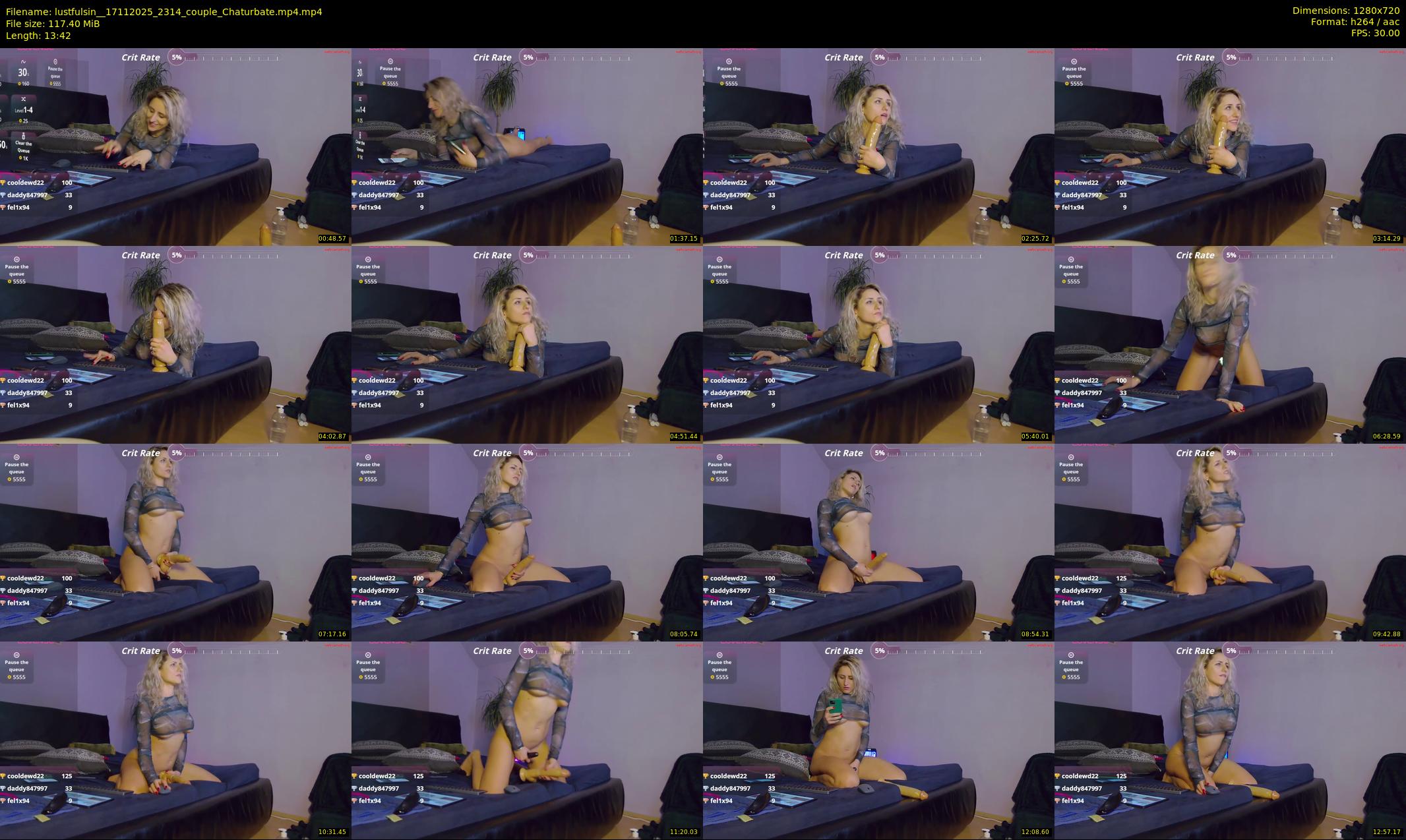 lustfulsin_ — 14 minute Chaturbate couple cam show recording, 720p, Nov 17, 2025