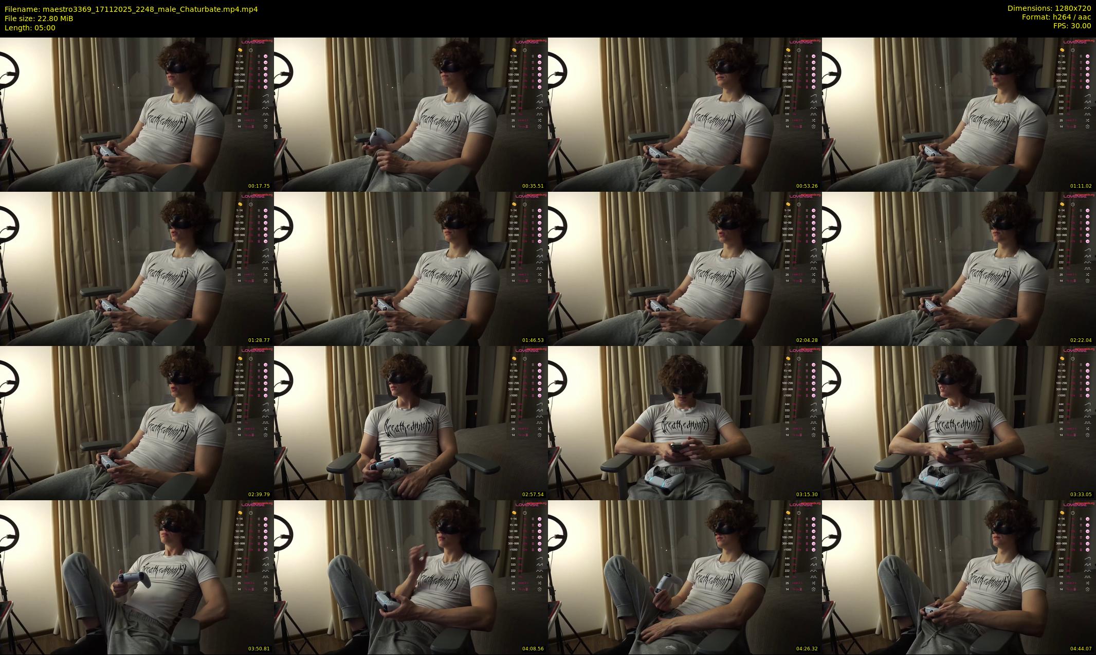 maestro3369 — 5 minute Chaturbate male cam show recording, 720p, Nov 17, 2025