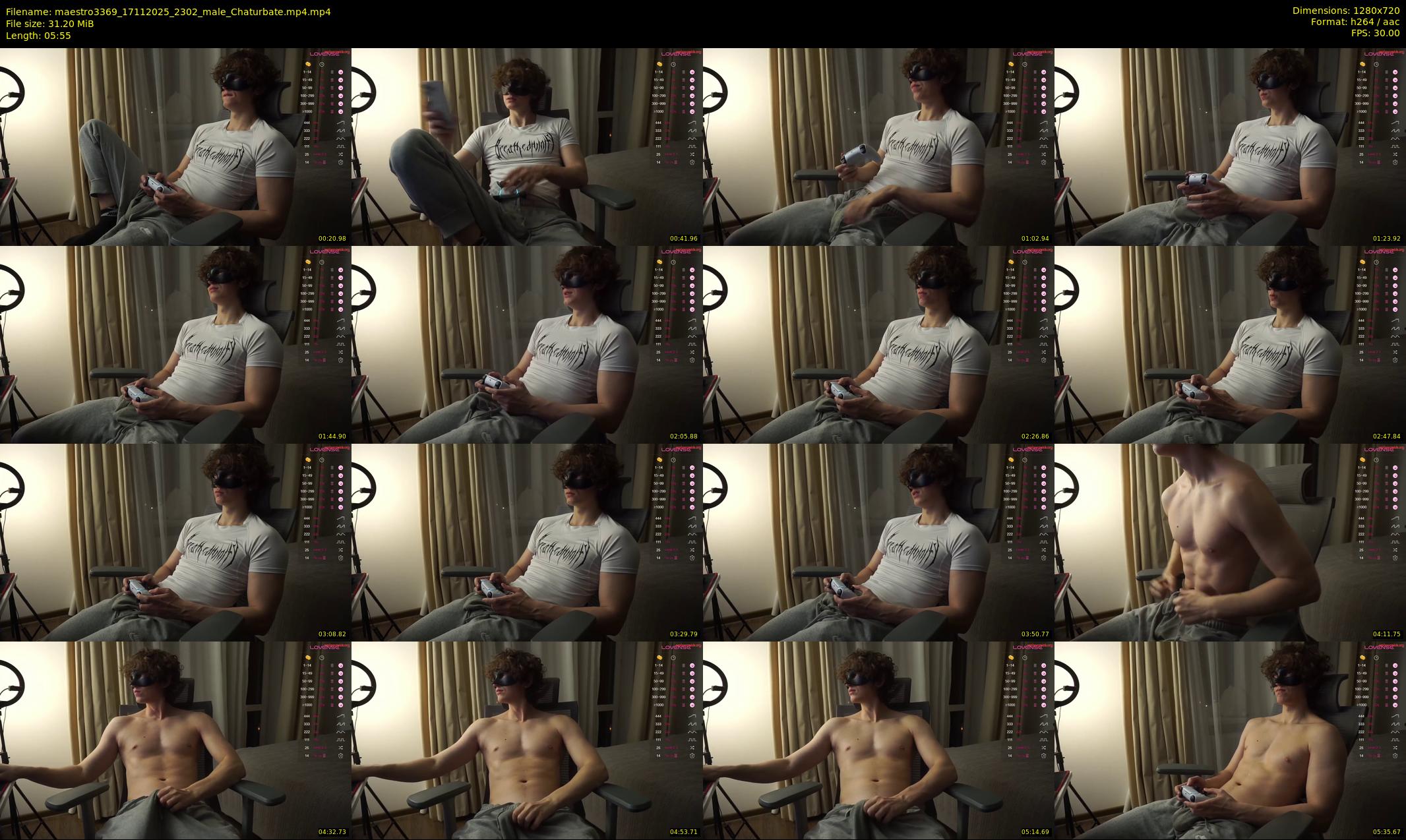 maestro3369 — 6 minute Chaturbate male cam show recording, 720p, Nov 17, 2025