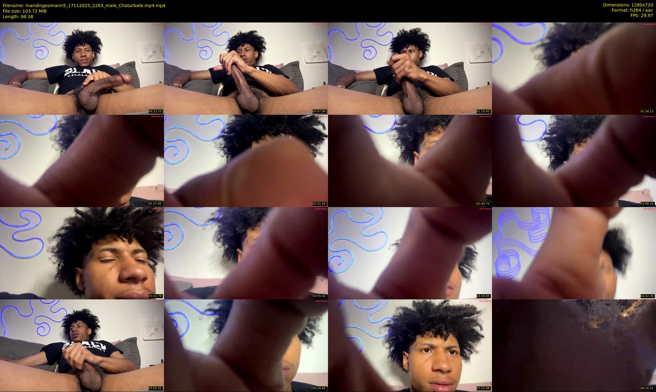 mandingoomann5 — 7 minute Chaturbate male cam show recording, 720p, Nov 17, 2025