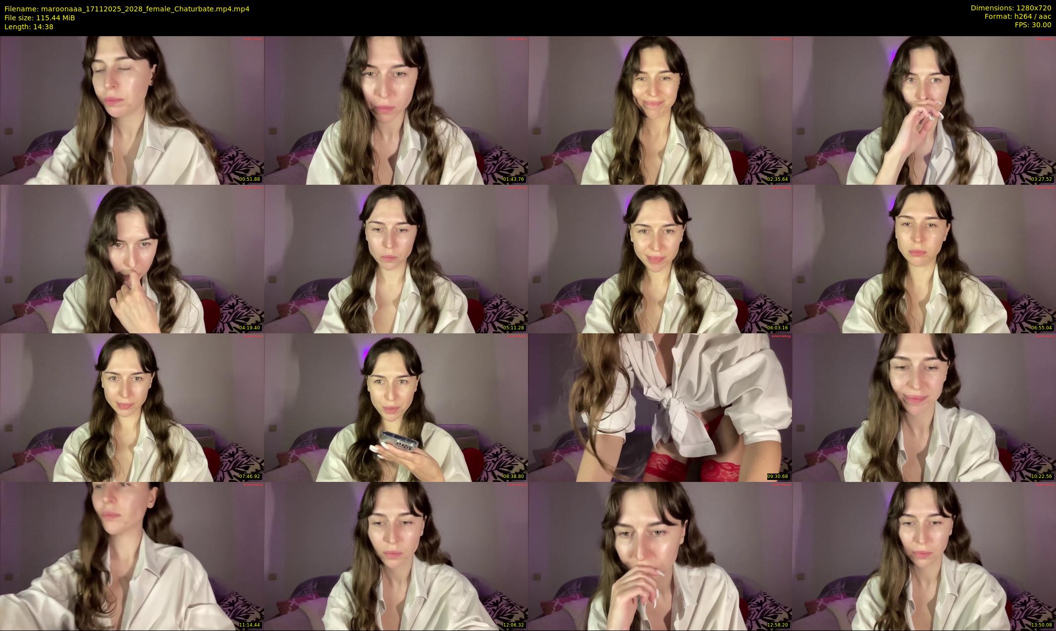 maroonaaa — 15 minute Chaturbate female cam show recording, 720p, Nov 17, 2025