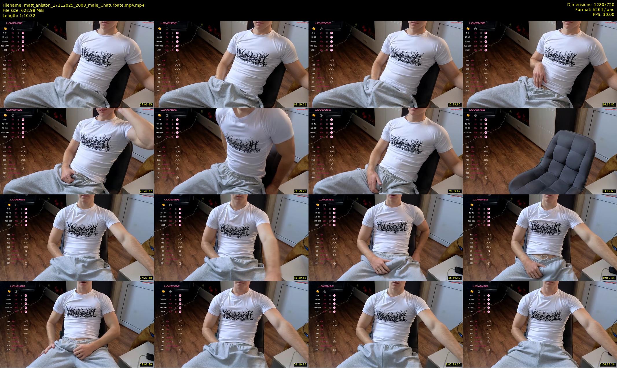 matt_aniston — 71 minute Chaturbate male cam show recording, 720p, Nov 17, 2025