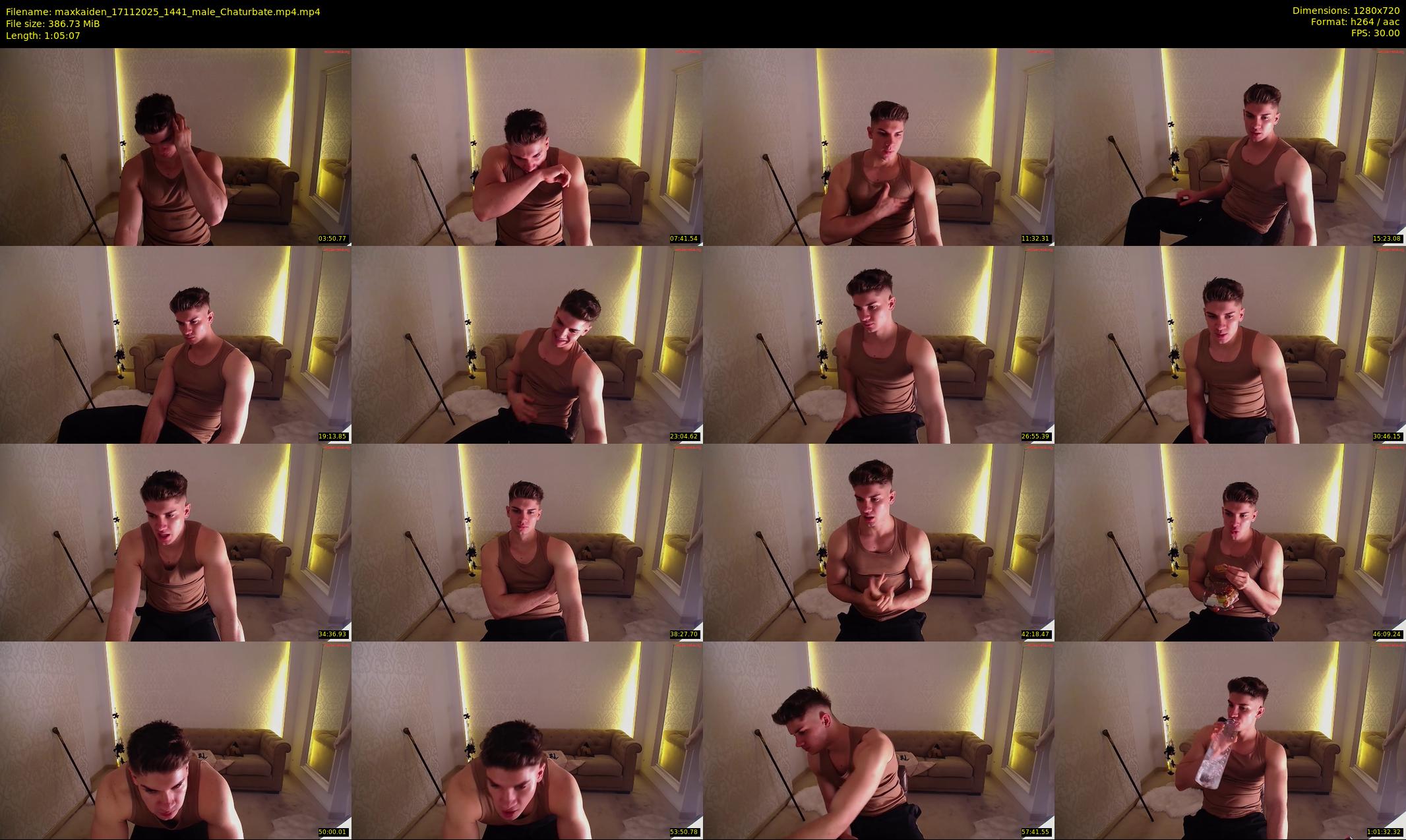 maxkaiden — 66 minute Chaturbate male cam show recording, 720p, Nov 17, 2025