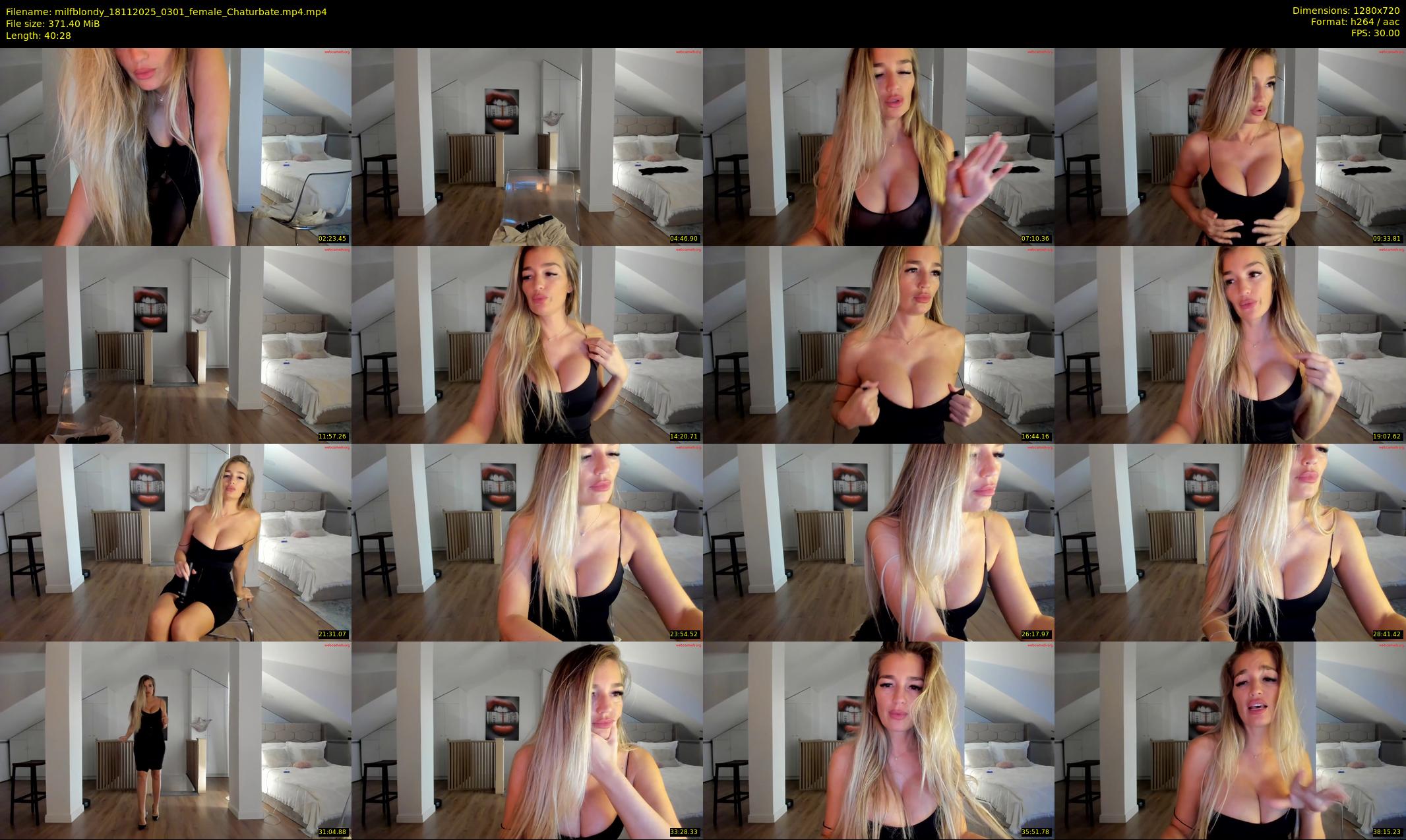 milfblondy — 41 minute Chaturbate female cam show recording, 720p, Nov 18, 2025