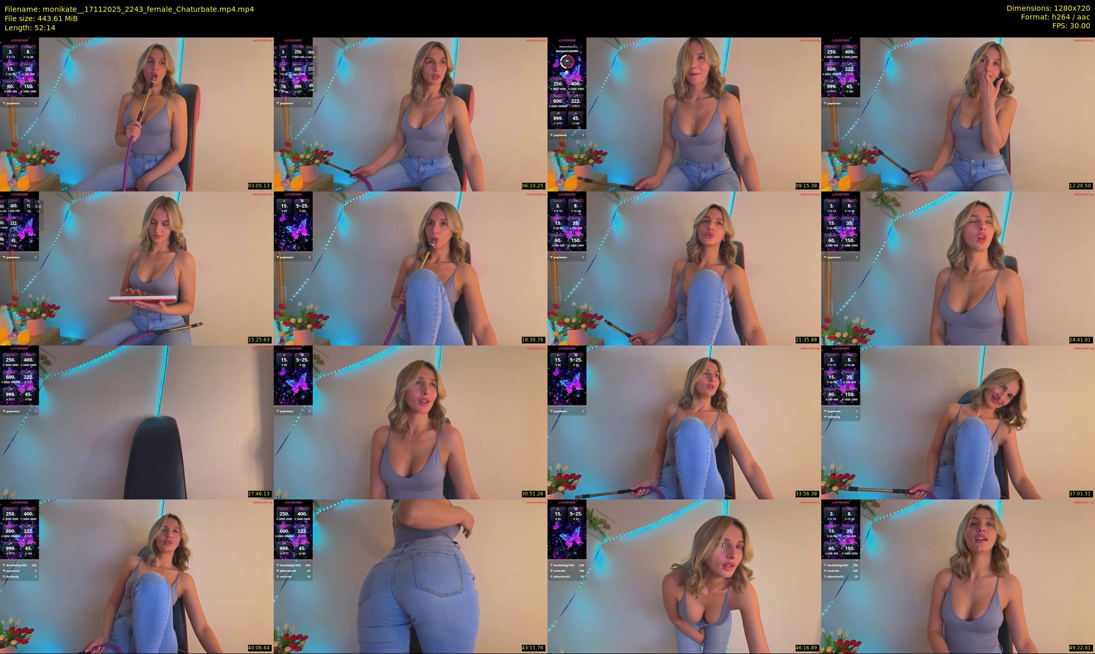 monikate_ — 53 minute Chaturbate couple cam show recording, 720p, Nov 17, 2025