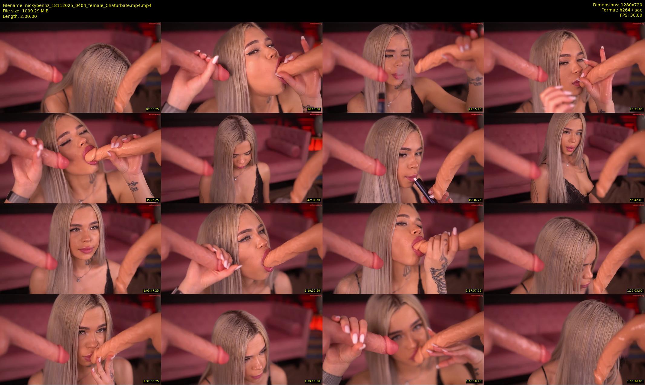 nickybennz — 120 minute Chaturbate female cam show recording, 720p, Nov 18, 2025