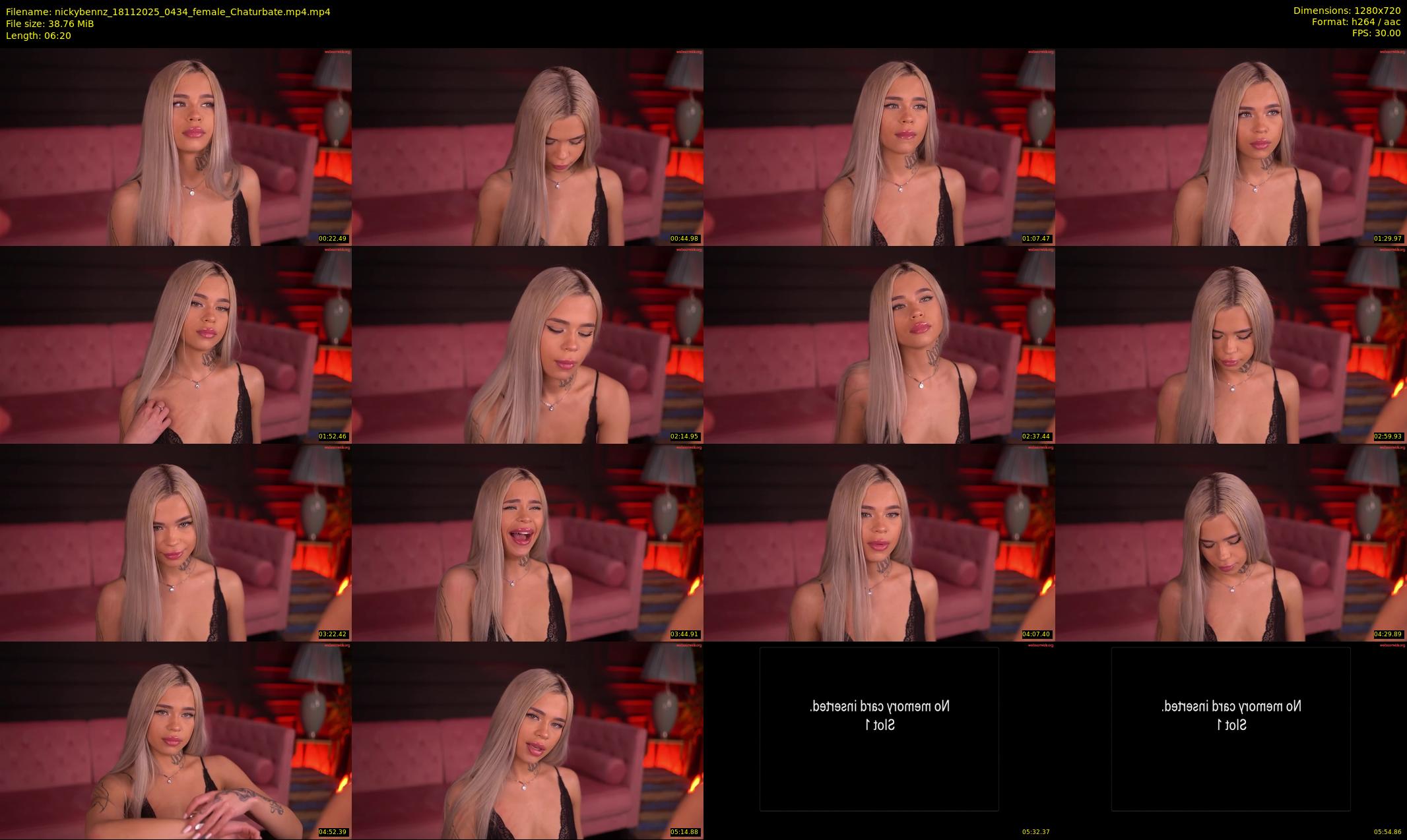 nickybennz — 7 minute Chaturbate female cam show recording, 720p, Nov 18, 2025