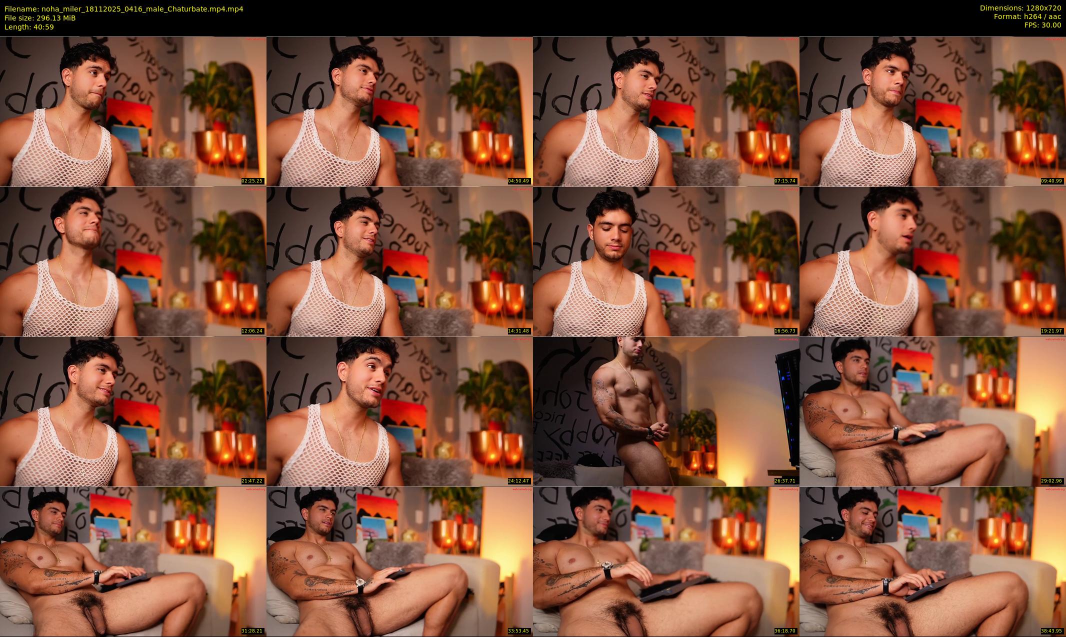 noha_miler — 41 minute Chaturbate male cam show recording, 720p, Nov 18, 2025