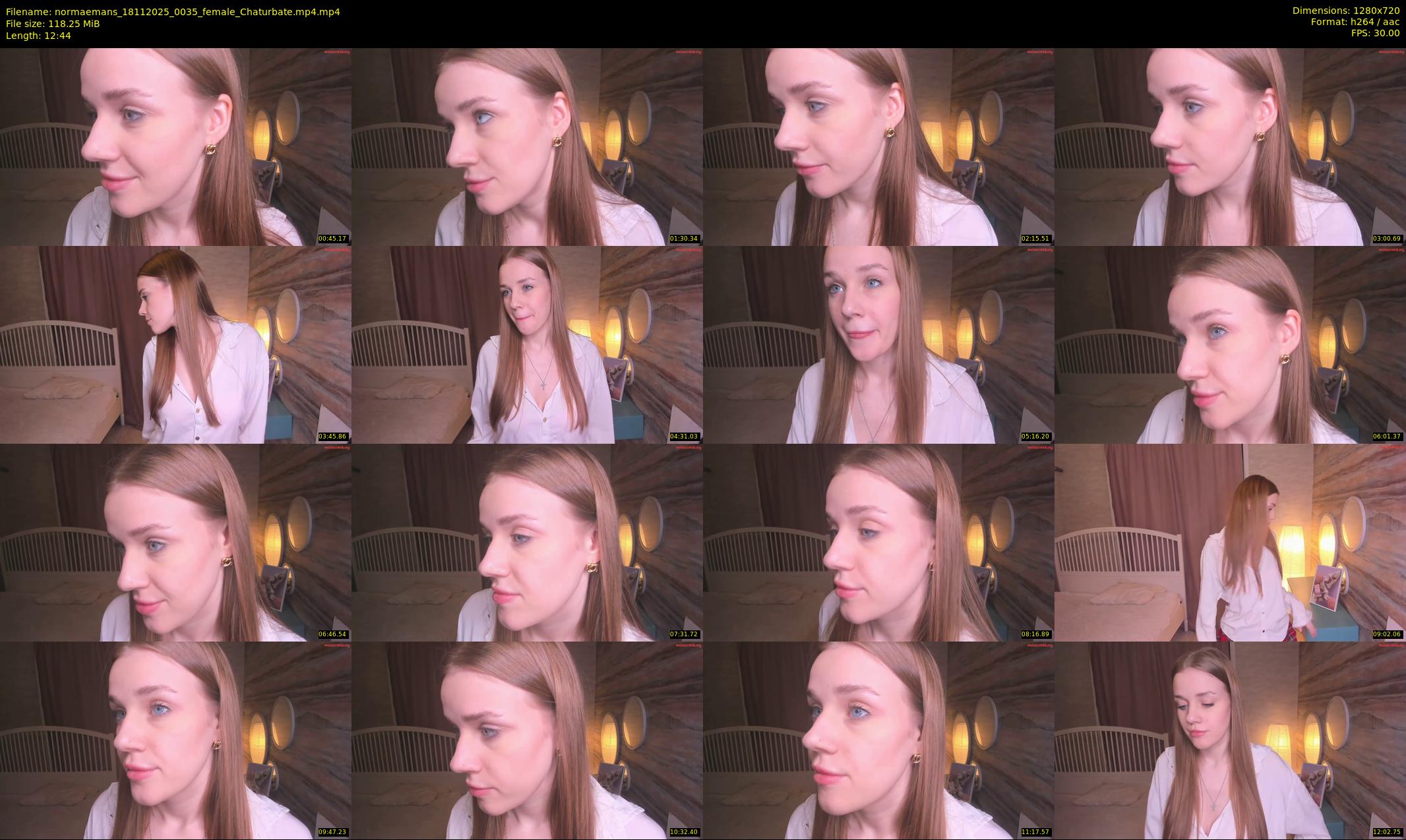 normaemans — 13 minute Chaturbate female cam show recording, 720p, Nov 18, 2025