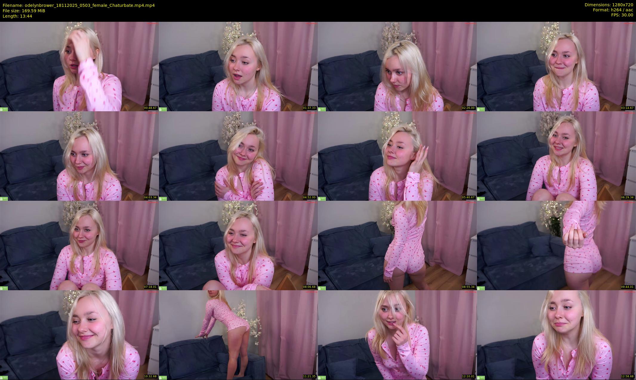 odelynbrower — 14 minute Chaturbate female cam show recording, 720p, Nov 18, 2025