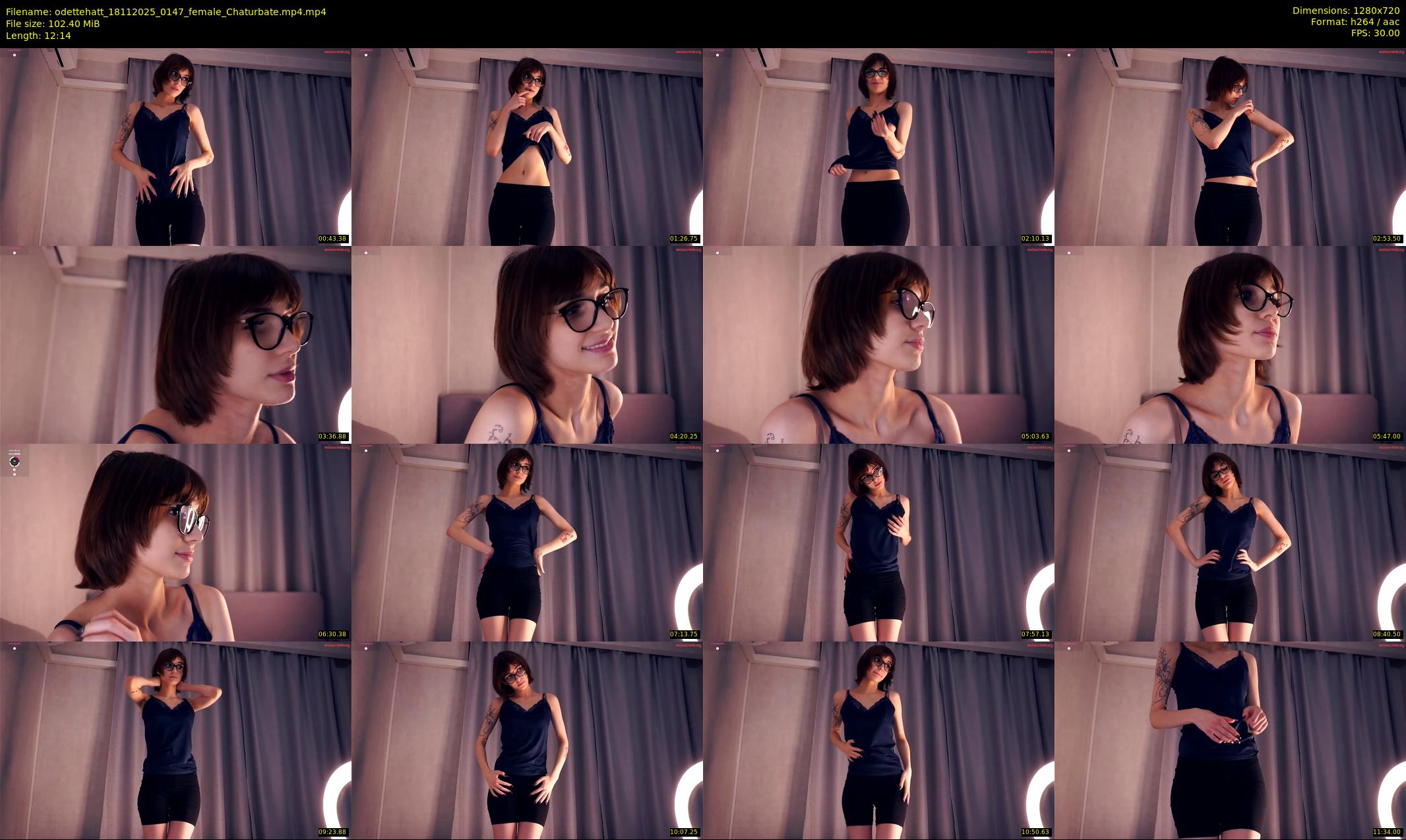 odettehatt — 13 minute Chaturbate female cam show recording, 720p, Nov 18, 2025
