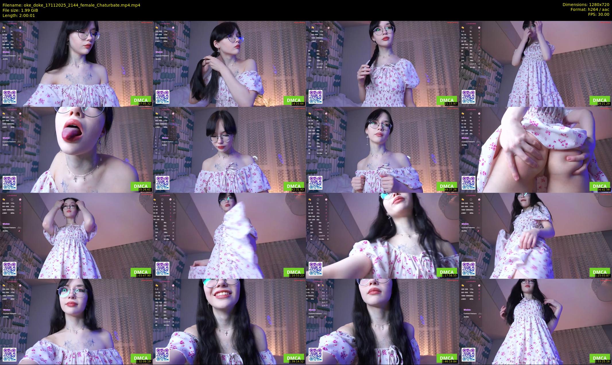 oke_doke — 121 minute Chaturbate female cam show recording, 720p, Nov 17, 2025