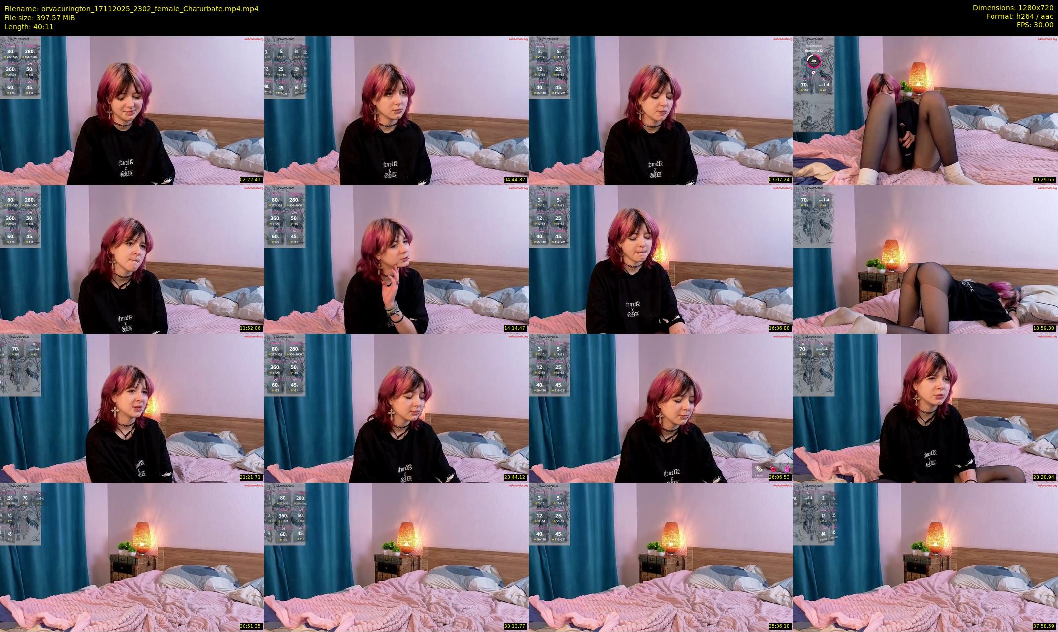 orvacurington — 41 minute Chaturbate female cam show recording, 720p, Nov 17, 2025