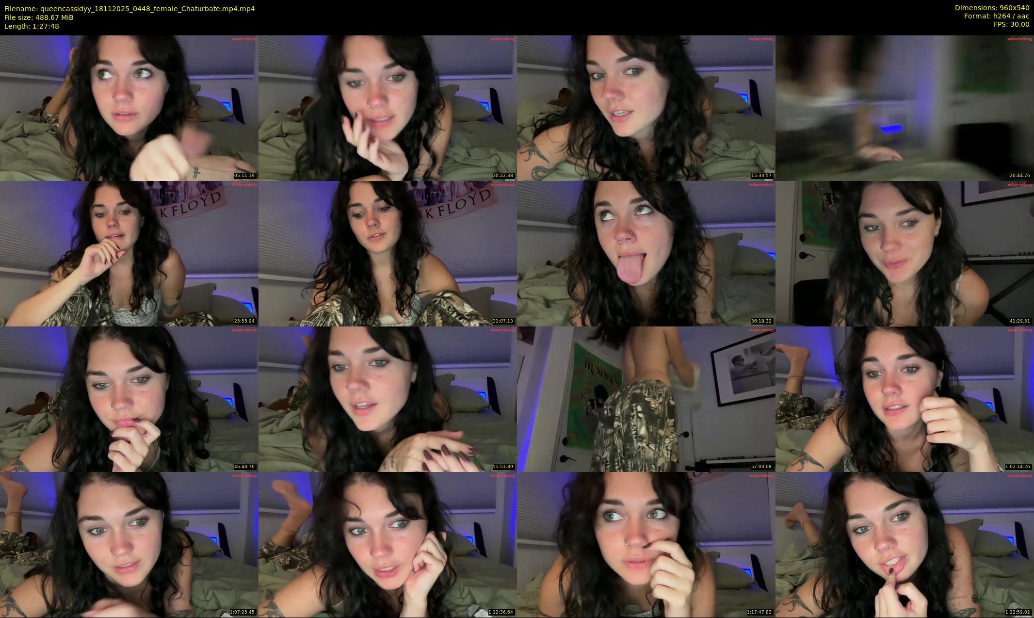 queencassidyy — 88 minute Chaturbate female cam show recording, 480p, Nov 18, 2025