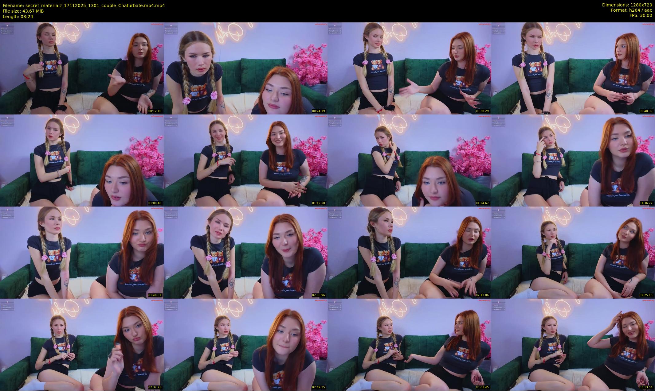 secret_materialz — 4 minute Chaturbate couple cam show recording, 720p, Nov 17, 2025