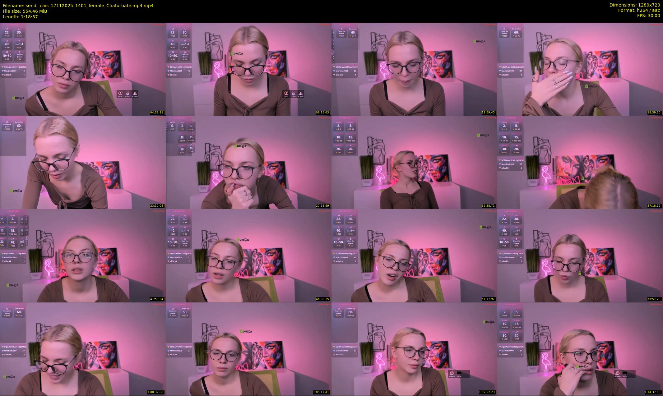 sendi_cais — 79 minute Chaturbate female cam show recording, 720p, Nov 17, 2025