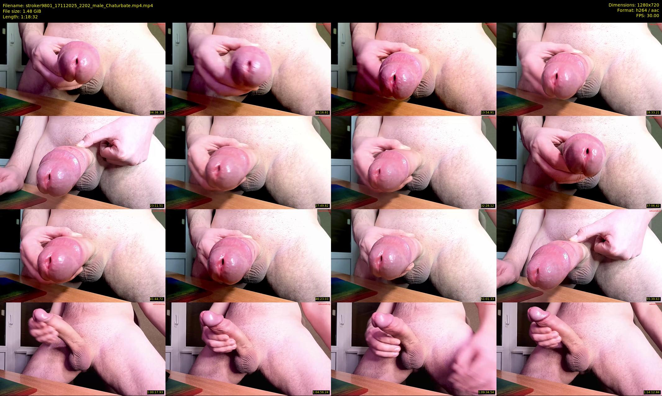 stroker9801 — 79 minute Chaturbate male cam show recording, 720p, Nov 17, 2025