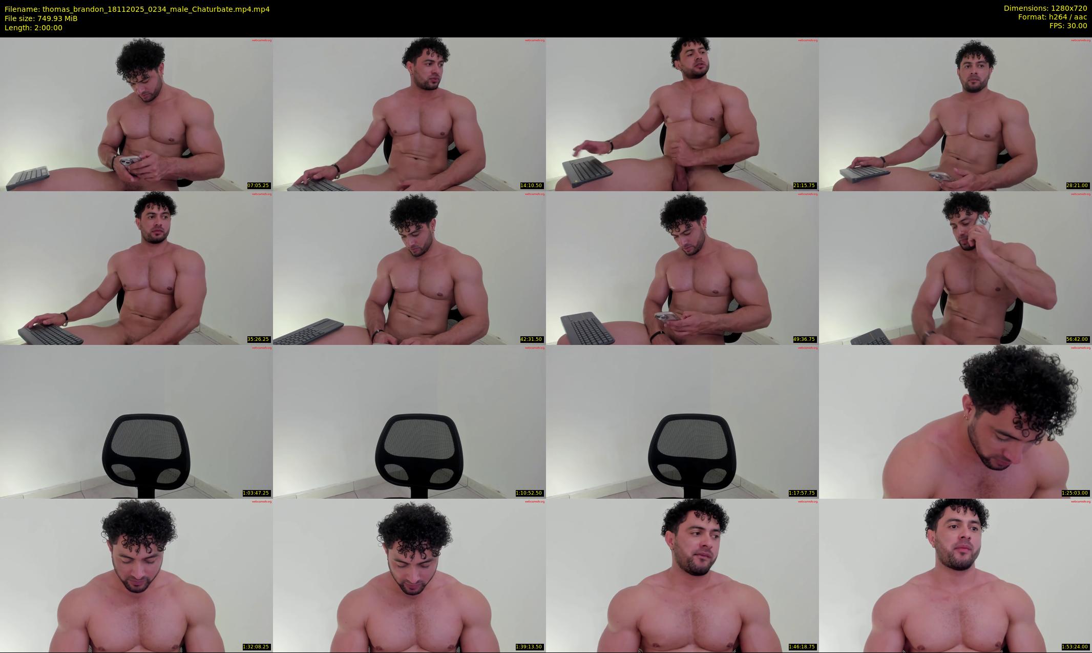 thomas_brandon — 120 minute Chaturbate male cam show recording, 720p, Nov 18, 2025