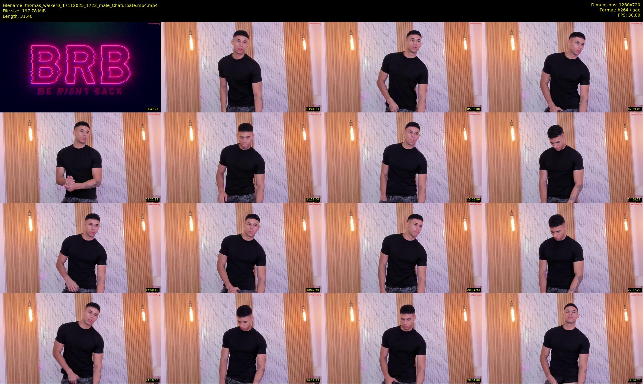 thomas_walker0 — 32 minute Chaturbate male cam show recording, 720p, Nov 17, 2025