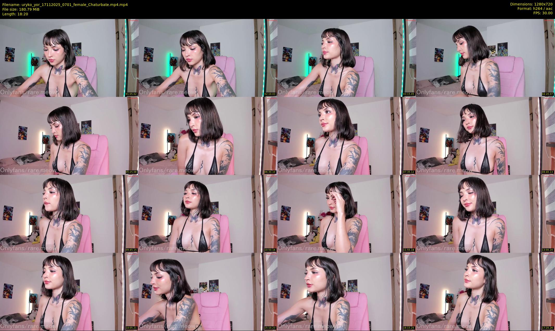 uryko_yor — 19 minute Chaturbate female cam show recording, 720p, Nov 17, 2025