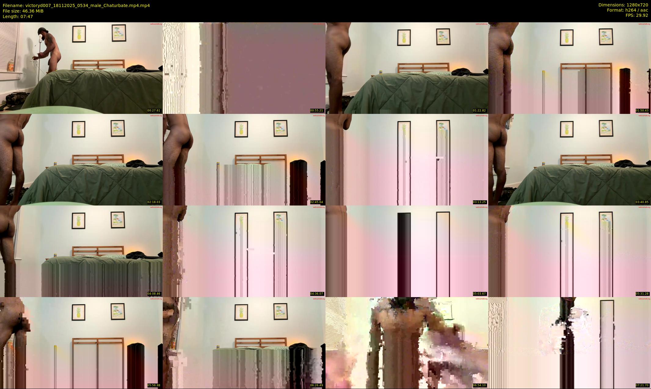 victoryd007 — 8 minute Chaturbate male cam show recording, 720p, Nov 18, 2025