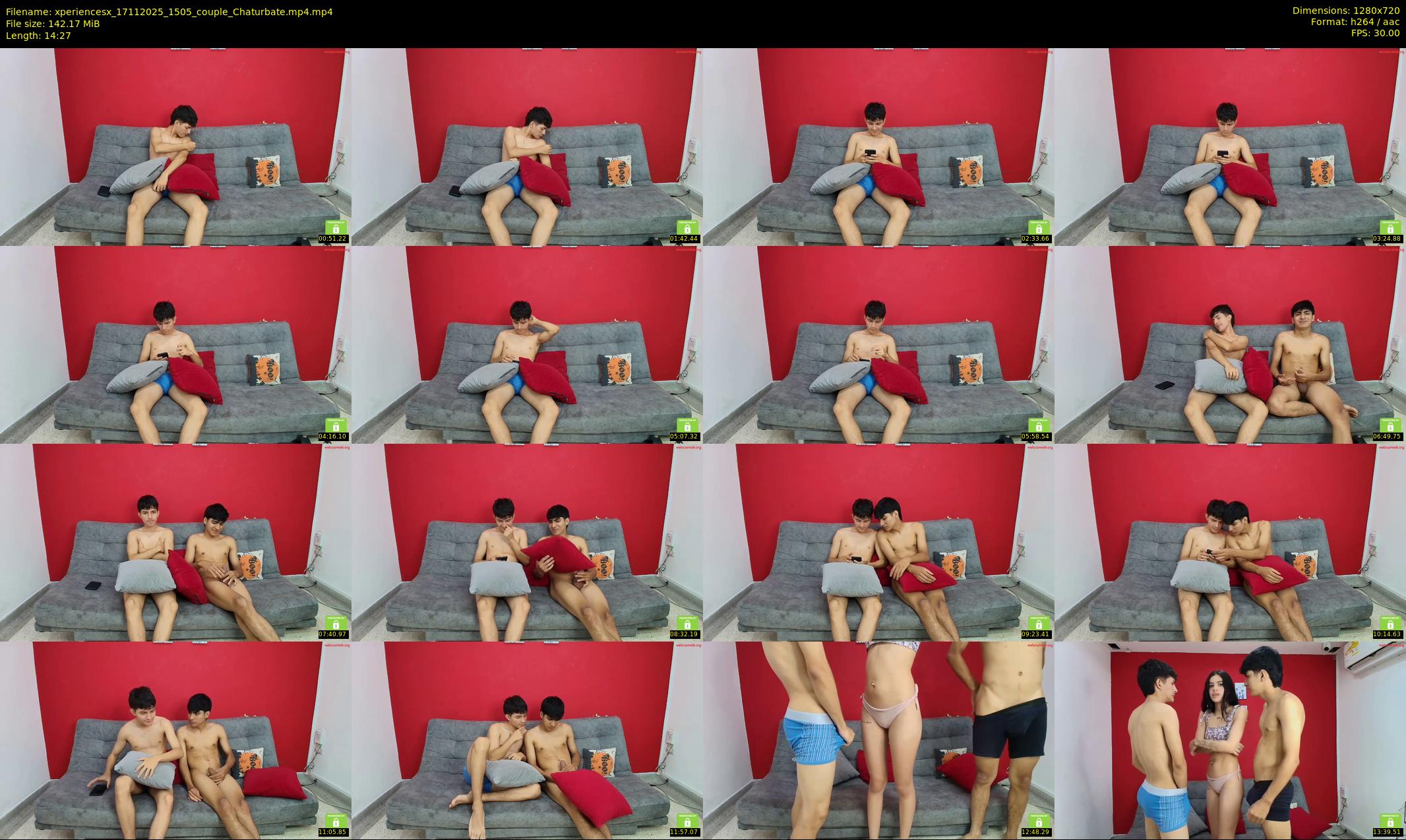 xperiencesx — 15 minute Chaturbate couple cam show recording, 720p, Nov 17, 2025